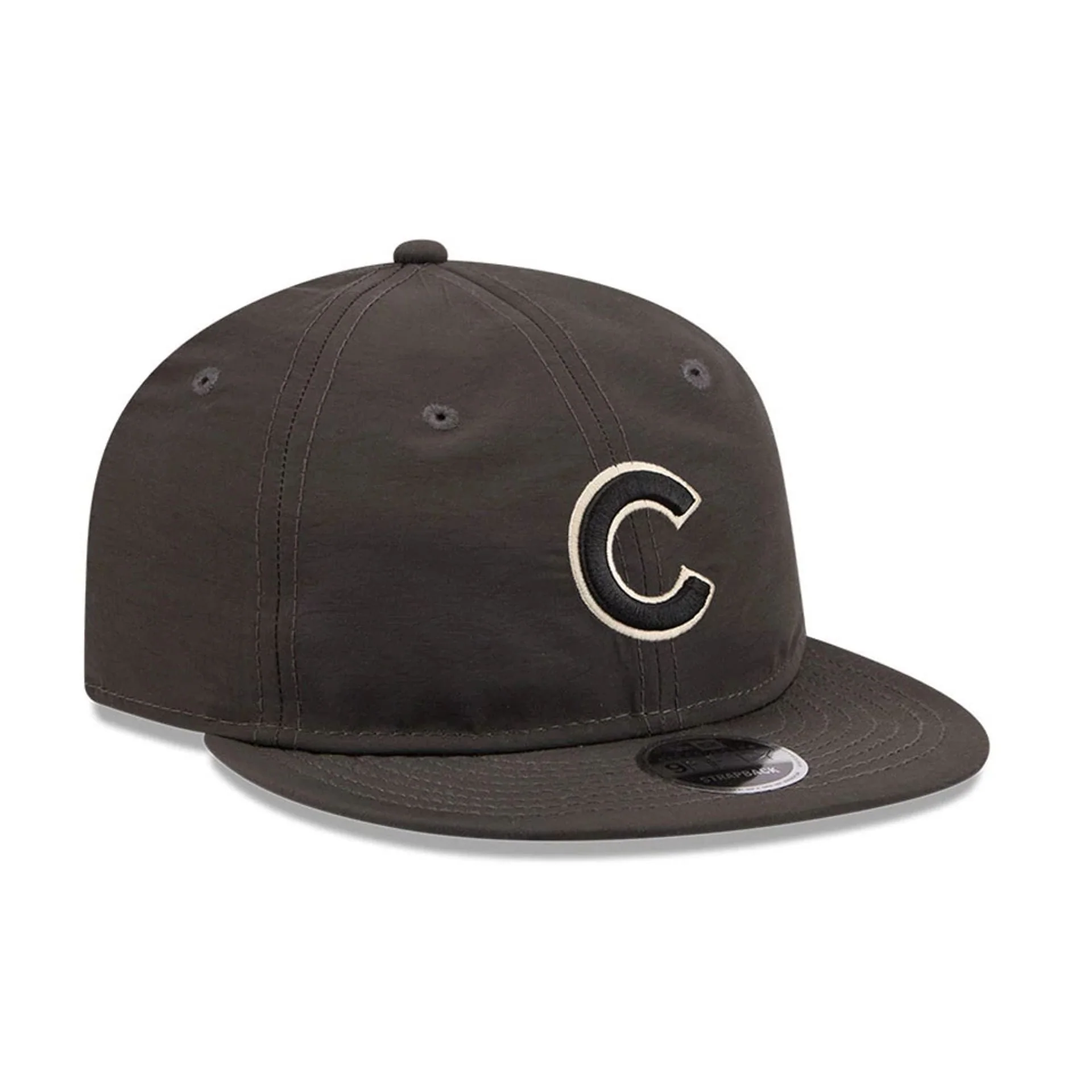 Chicago Cubs MLB Nylon Black Retro Crown 9FIFTY Adjustable Cap - Image 4