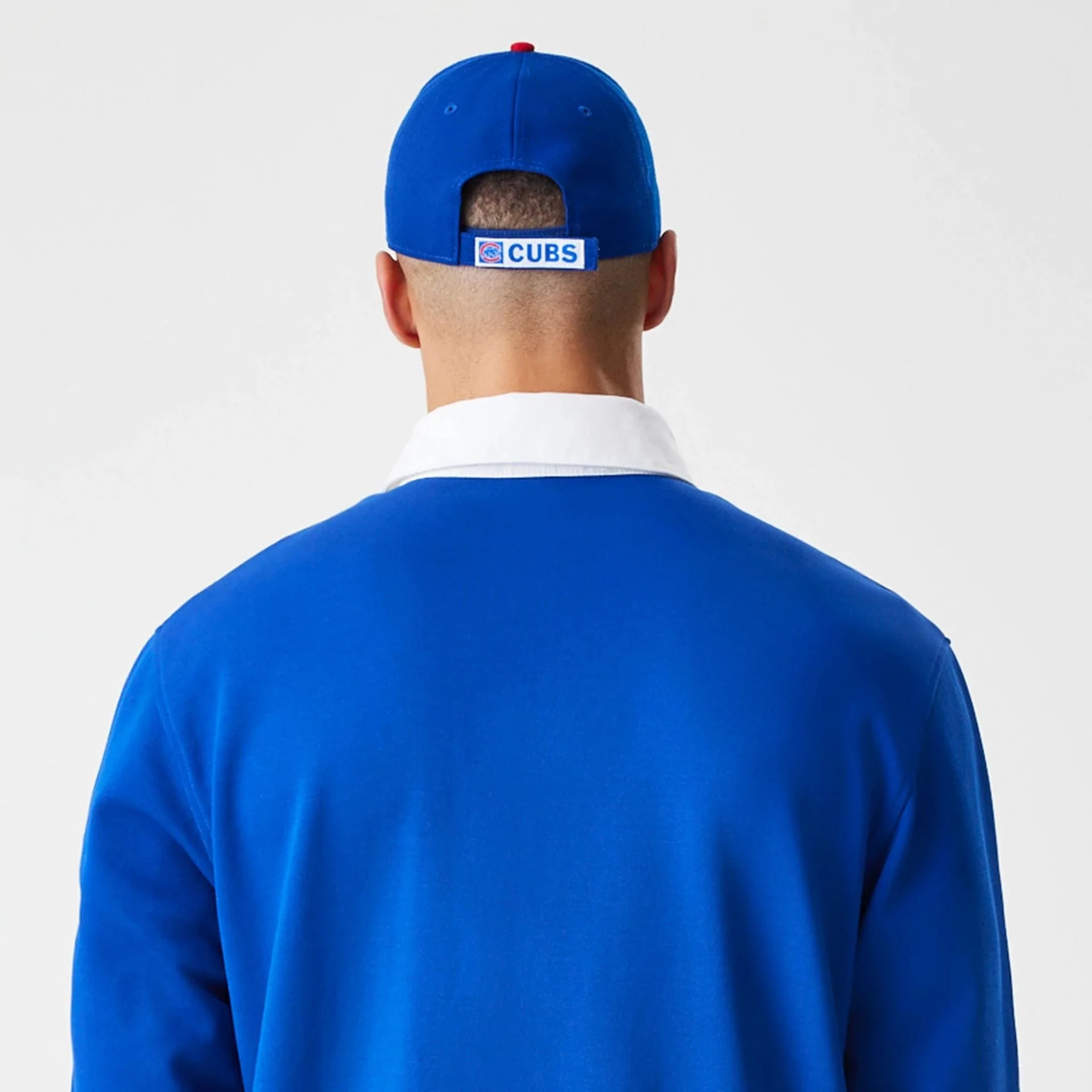 Chicago Cubs Throwback Prep Blue Long Sleeve Rugby Shirt - Image 5