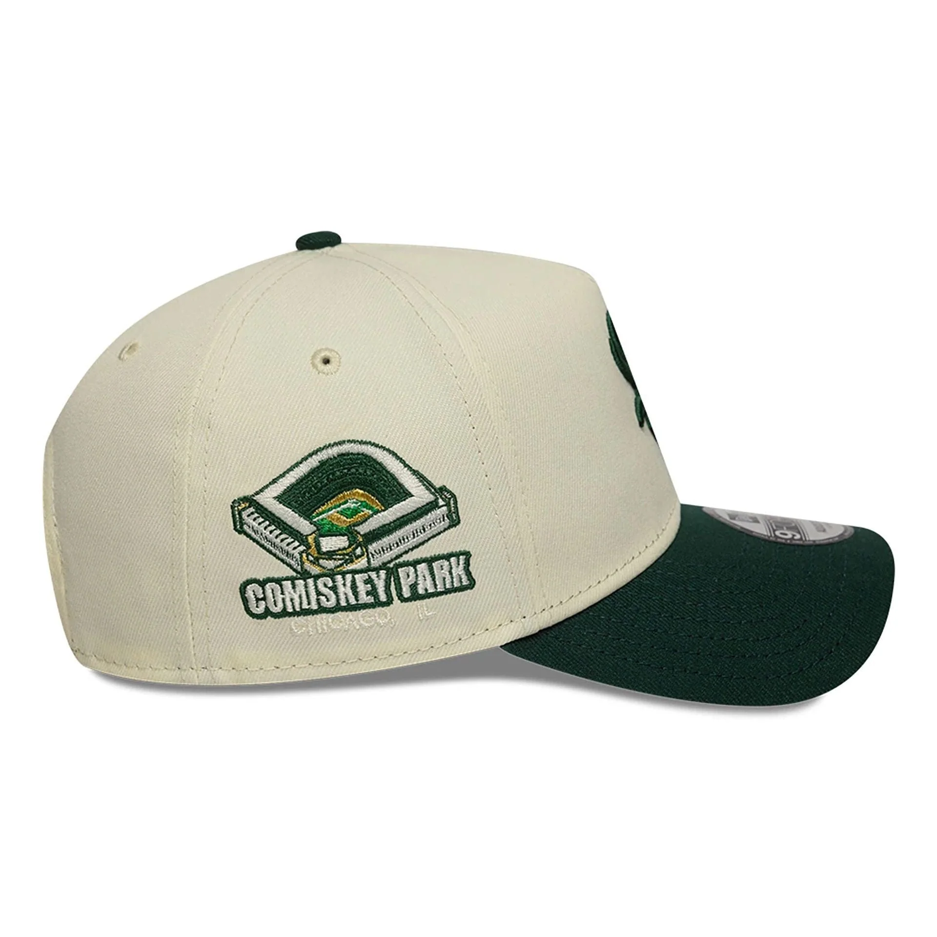 Chicago White Sox Chrome White And Dark Green 9FORTY A-Frame Adjustable Cap - Image 5