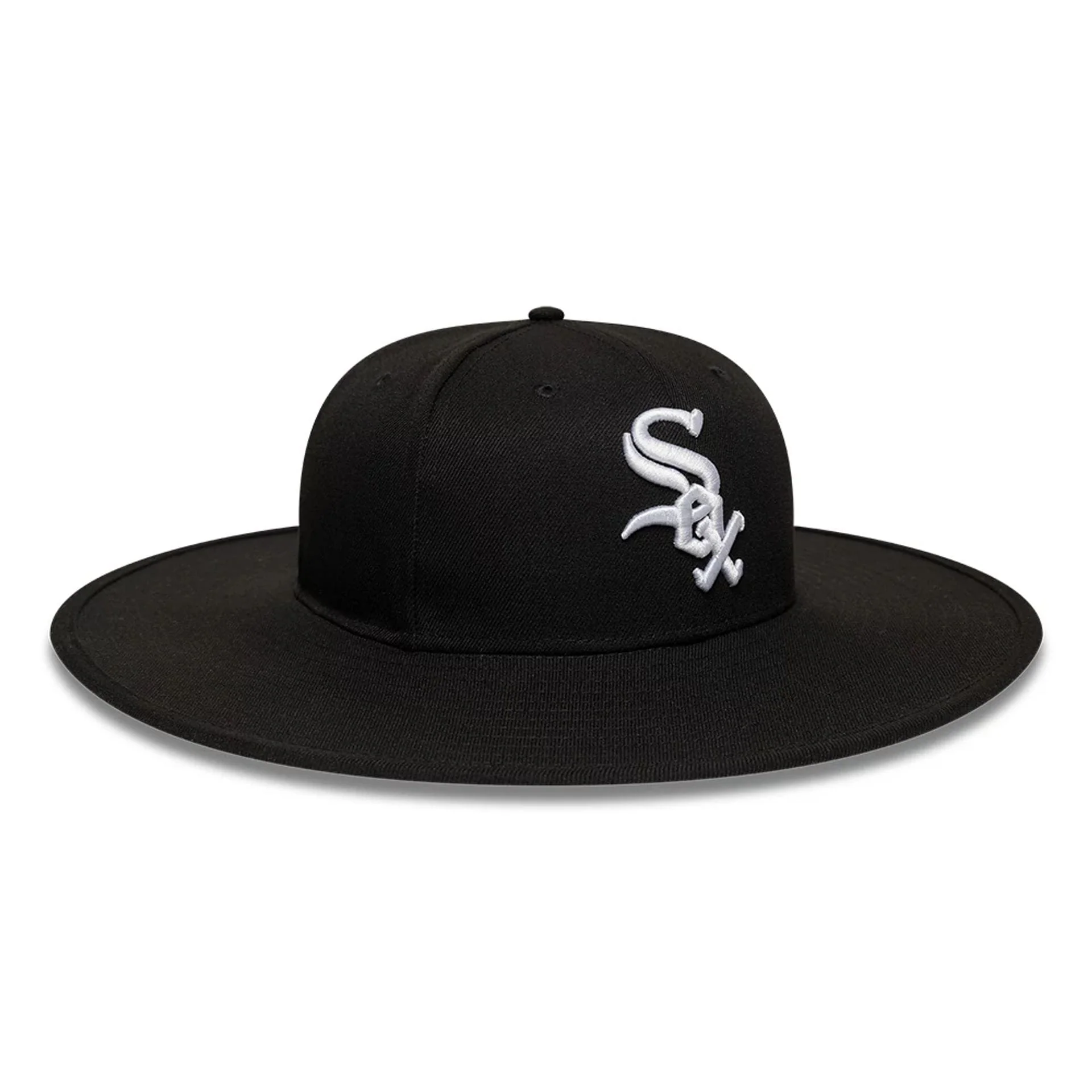 Chicago White Sox MLB 6 Panel Black Fitted Bucket Hat - Image 3