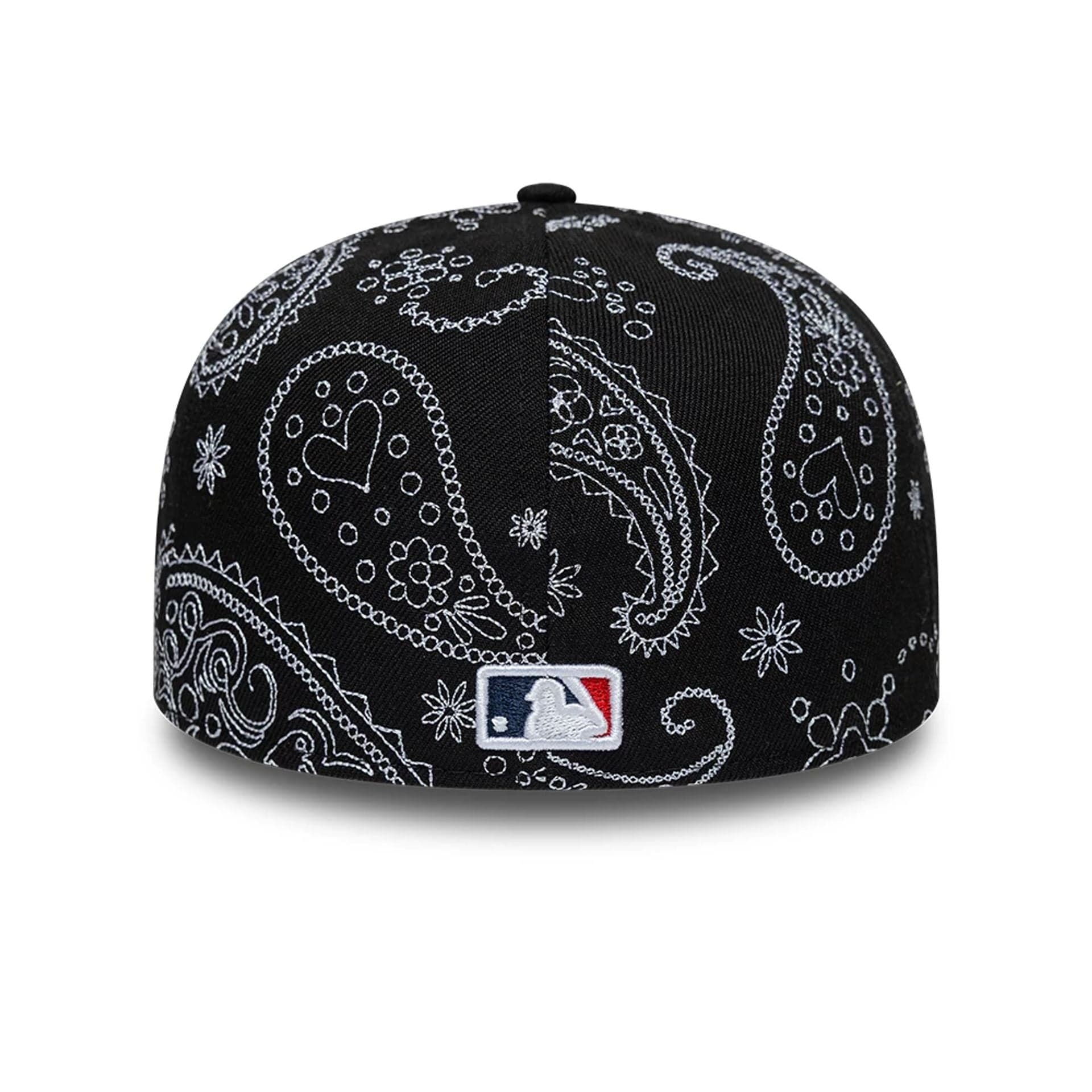Chicago White Sox MLB All Over Paisley Black Low Profile 59FIFTY Fitted Cap - Image 4