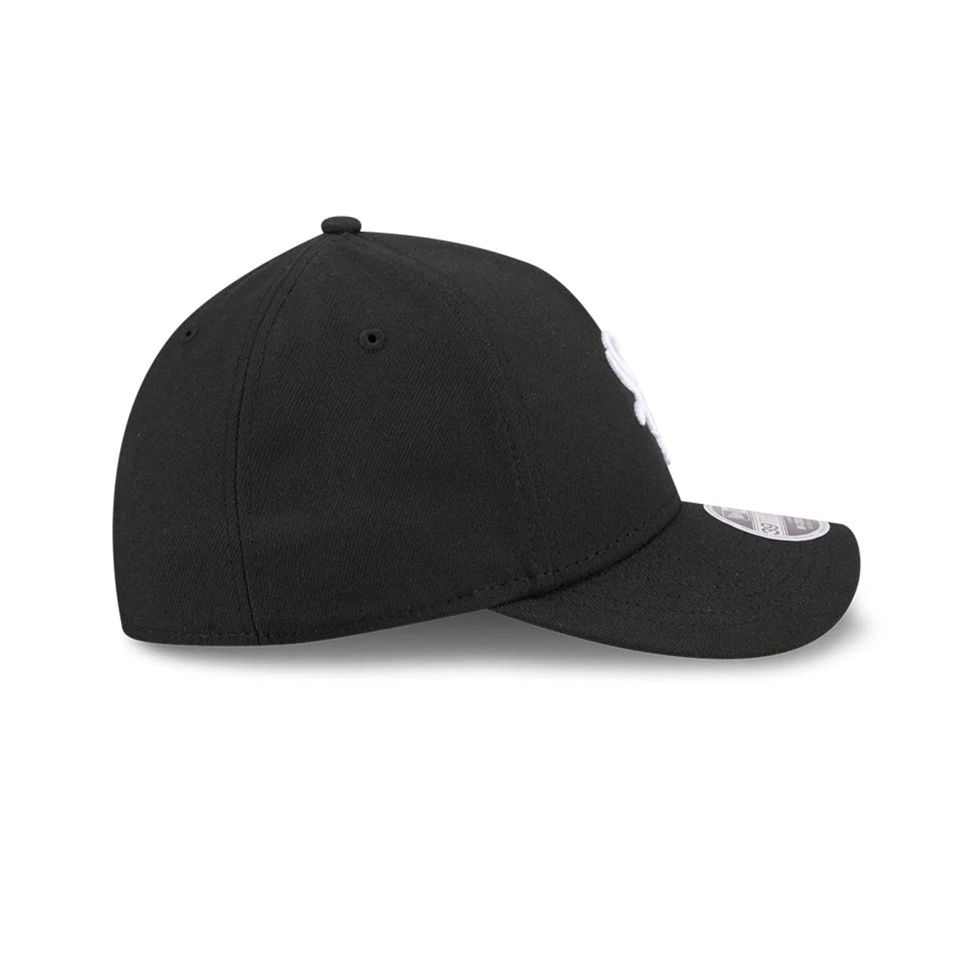 Chicago White Sox MLB Black 39THIRTY M-Crown A-Frame Stretch-Fit Cap - Image 7