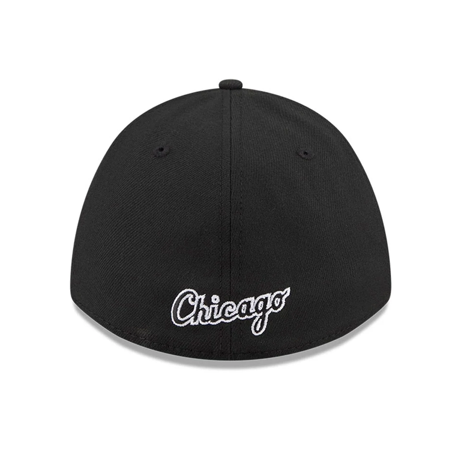 Chicago White Sox MLB Black 39THIRTY M-Crown A-Frame Stretch Fit Cap - Image 5
