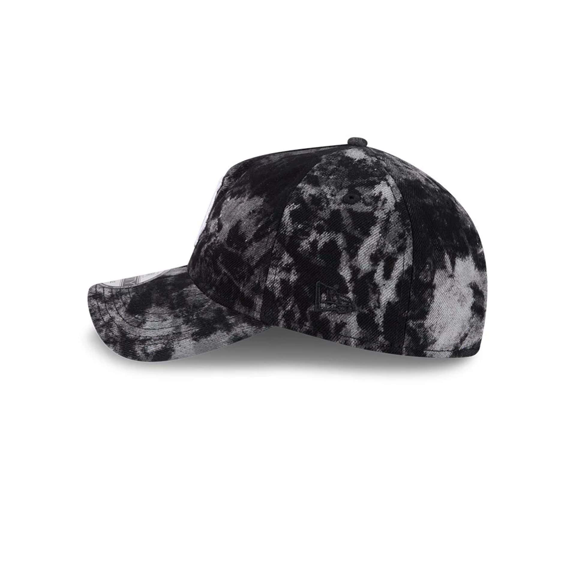 Chicago White Sox MLB Bleached Denim Black 9TWENTY A-Frame Adjustable Cap - Image 4
