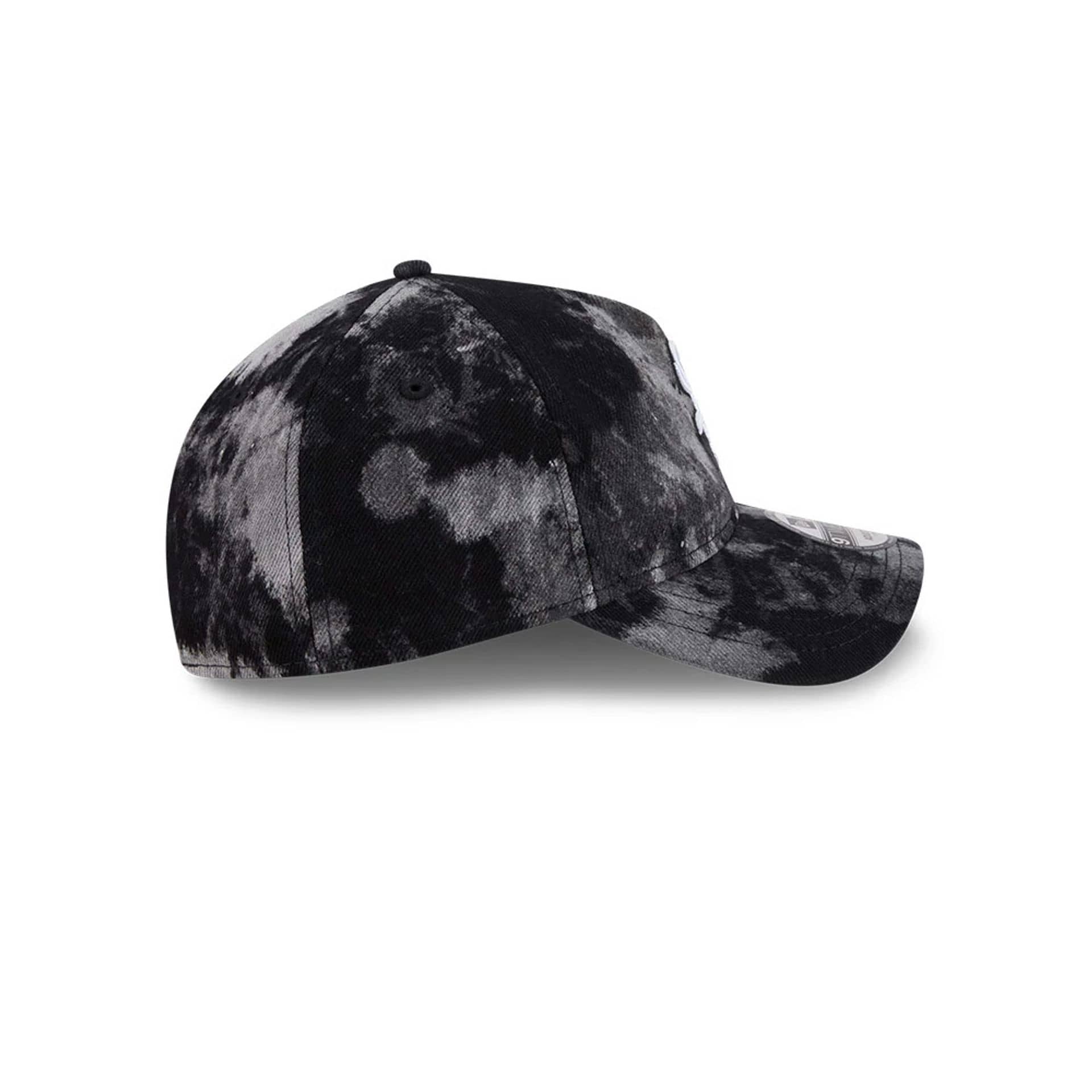 Chicago White Sox MLB Bleached Denim Black 9TWENTY A-Frame Adjustable Cap - Image 5