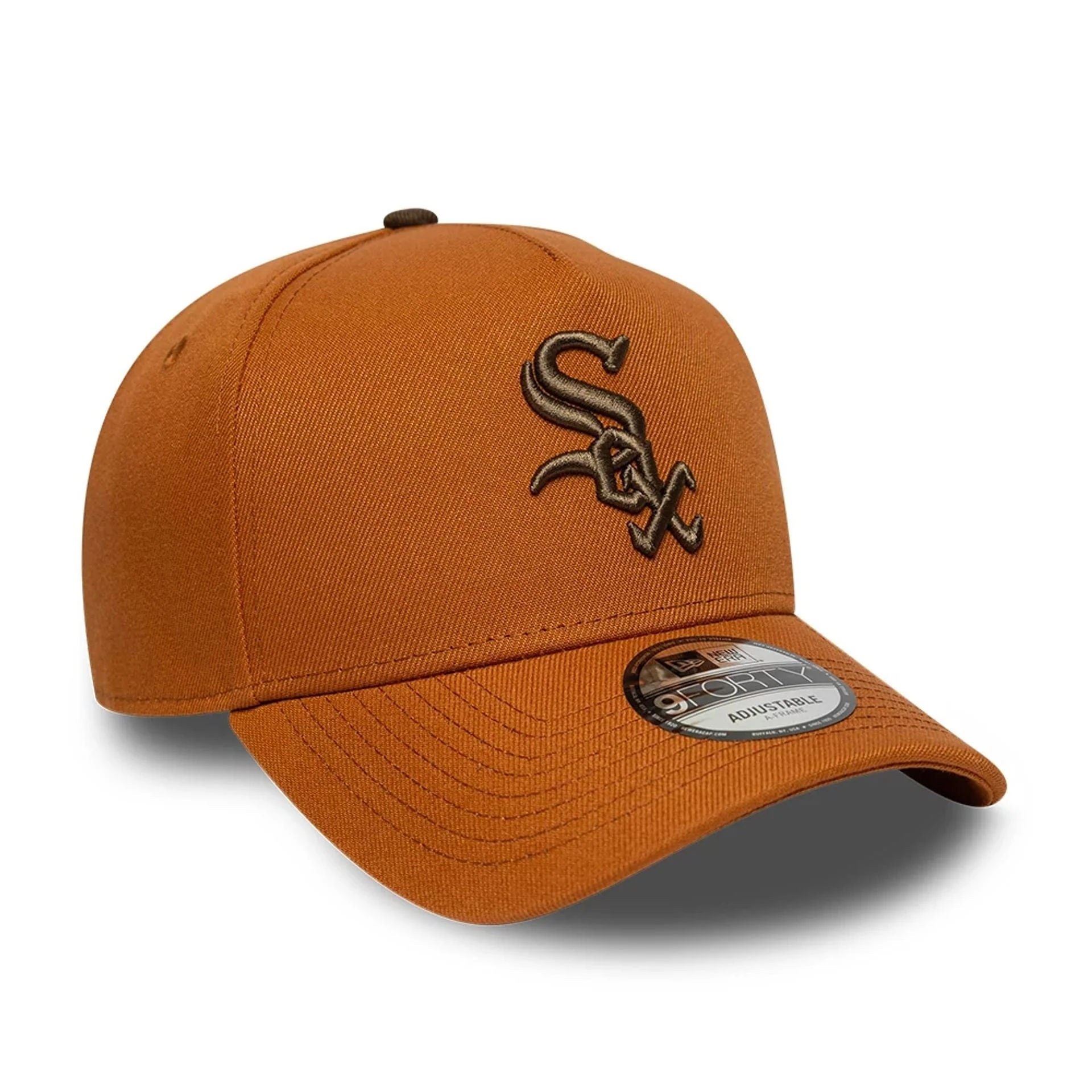 Chicago White Sox MLB Brown 9FORTY A-Frame Adjustable Cap - Image 3