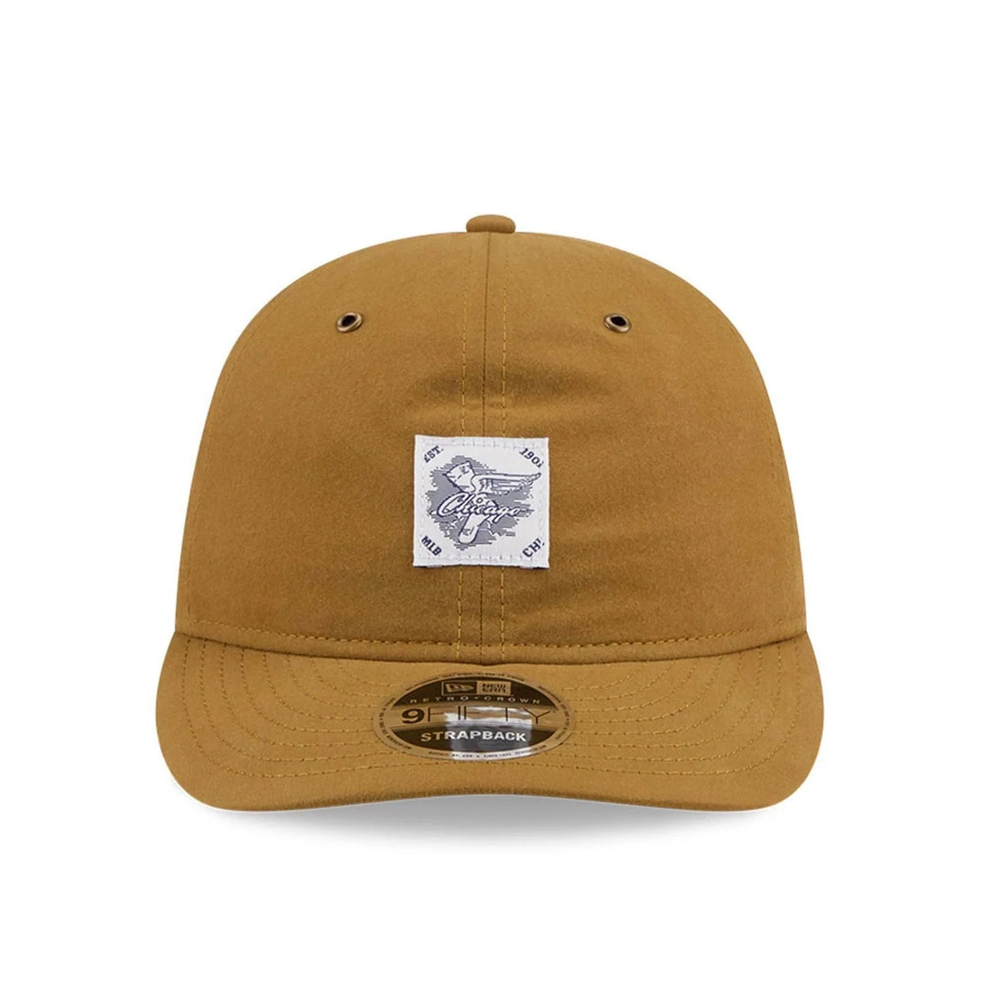 Chicago White Sox MLB Brushed Dark Beige Retro Crown 9FIFTY Adjustable Cap - Image 3