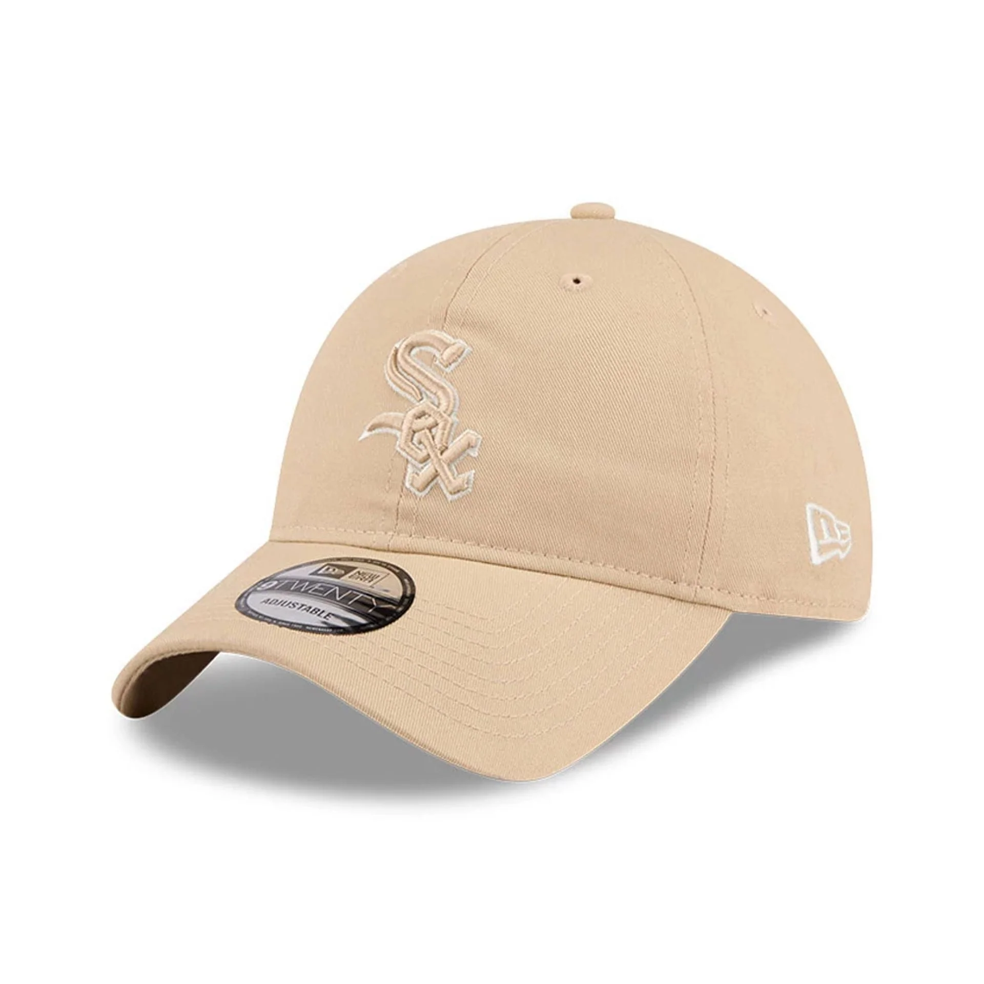 Chicago White Sox MLB Colours Light Beige 9TWENTY Adjustable Cap - Image 3