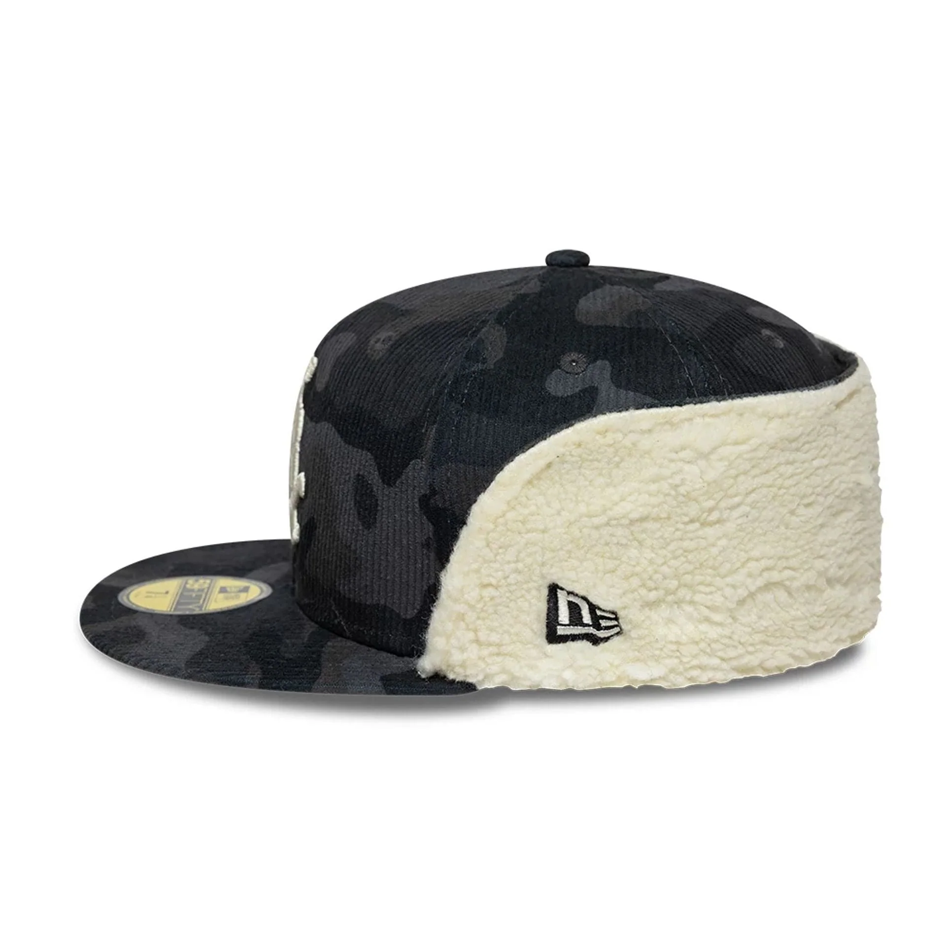 Chicago White Sox MLB Cord Black Downflap 59FIFTY Fitted Cap - Image 7