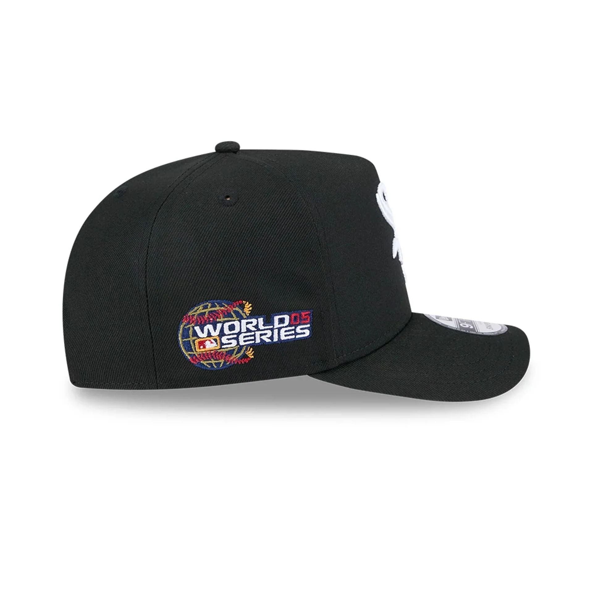 Chicago White Sox MLB Evergreen Black 9FIFTY A-Frame Snapback Adjustable Cap - Image 5