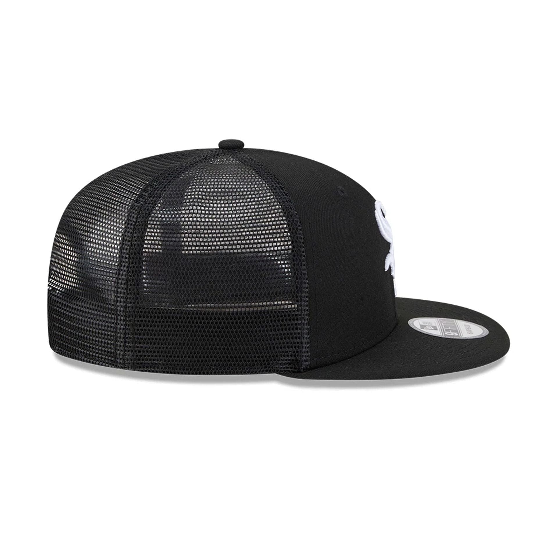 Chicago White Sox MLB Evergreen Black 9FIFTY Trucker Adjustable Cap - Image 7