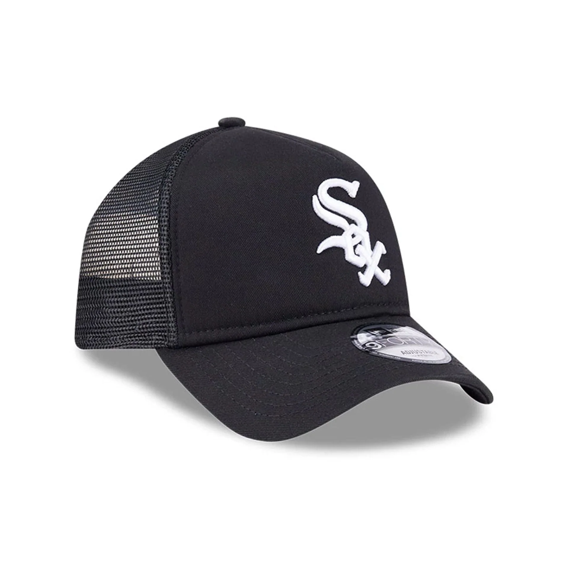 Chicago White Sox MLB Evergreen Black 9FORTY A-Frame Adjustable Cap - Image 3