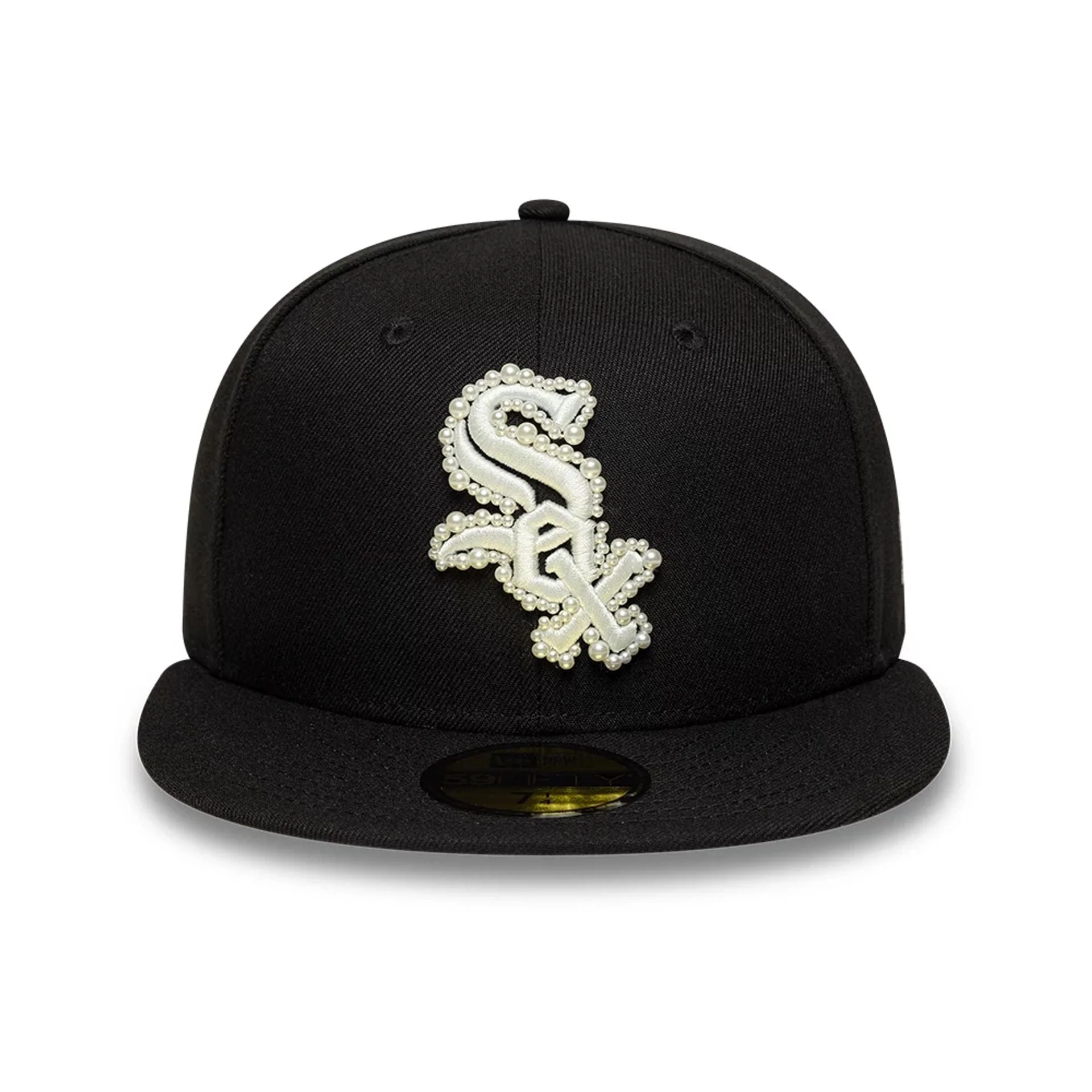Chicago White Sox MLB Faux Pearl Black 59FIFTY Fitted Cap - Image 3