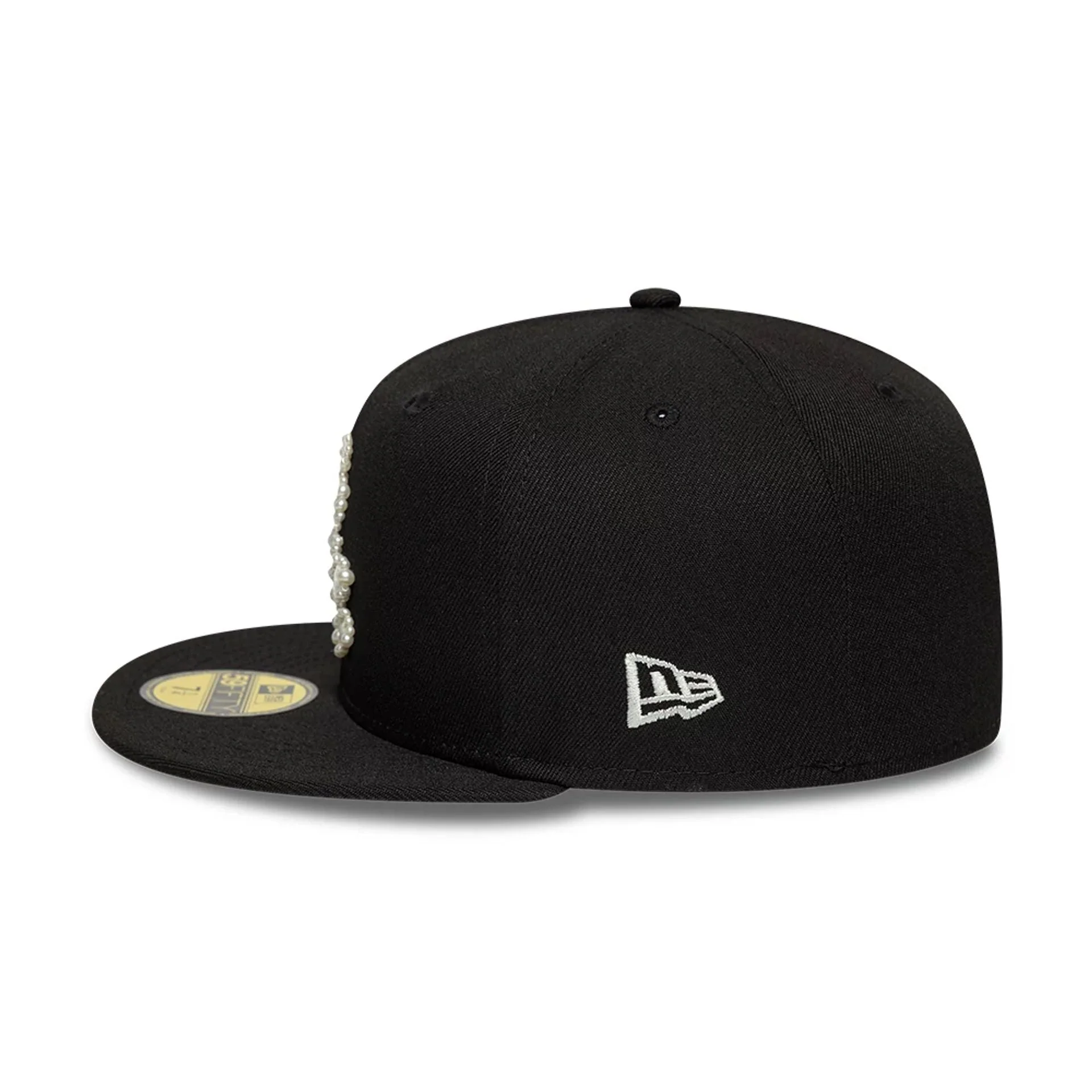 Chicago White Sox MLB Faux Pearl Black 59FIFTY Fitted Cap - Image 6