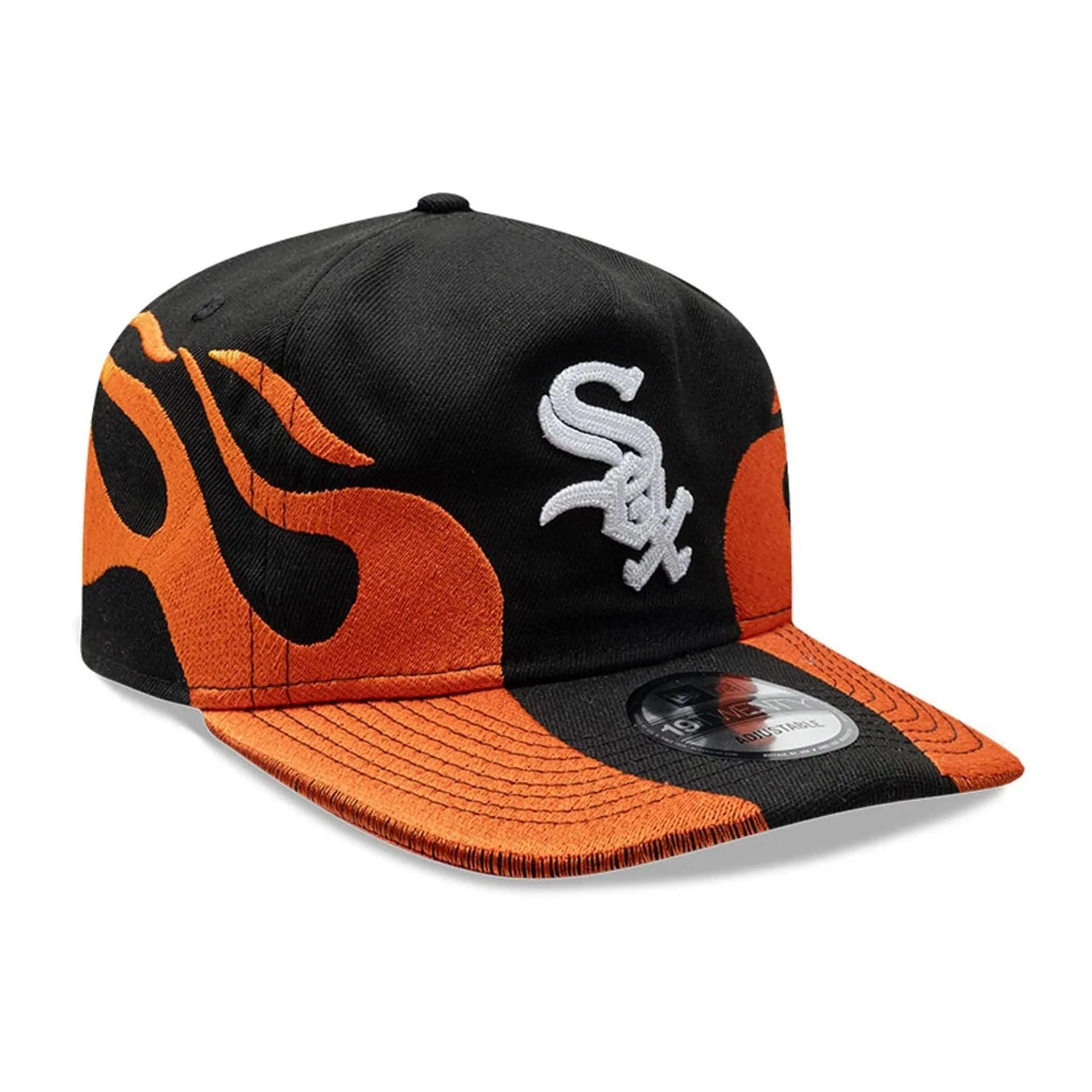 Chicago White Sox MLB Flame Black 19TWENTY Cap - Image 4
