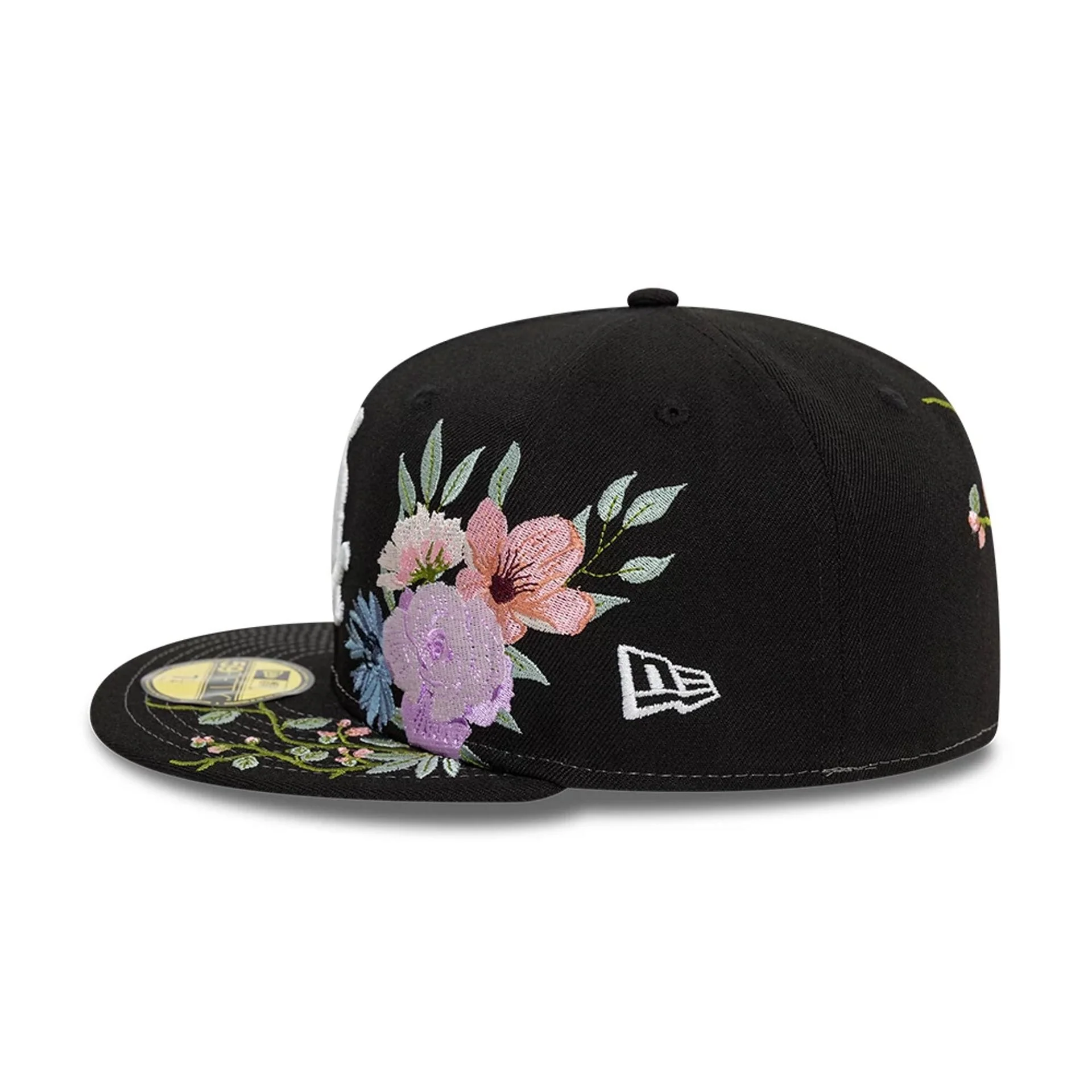 Chicago White Sox MLB Floral Black 59FIFTY Fitted Cap - Image 6