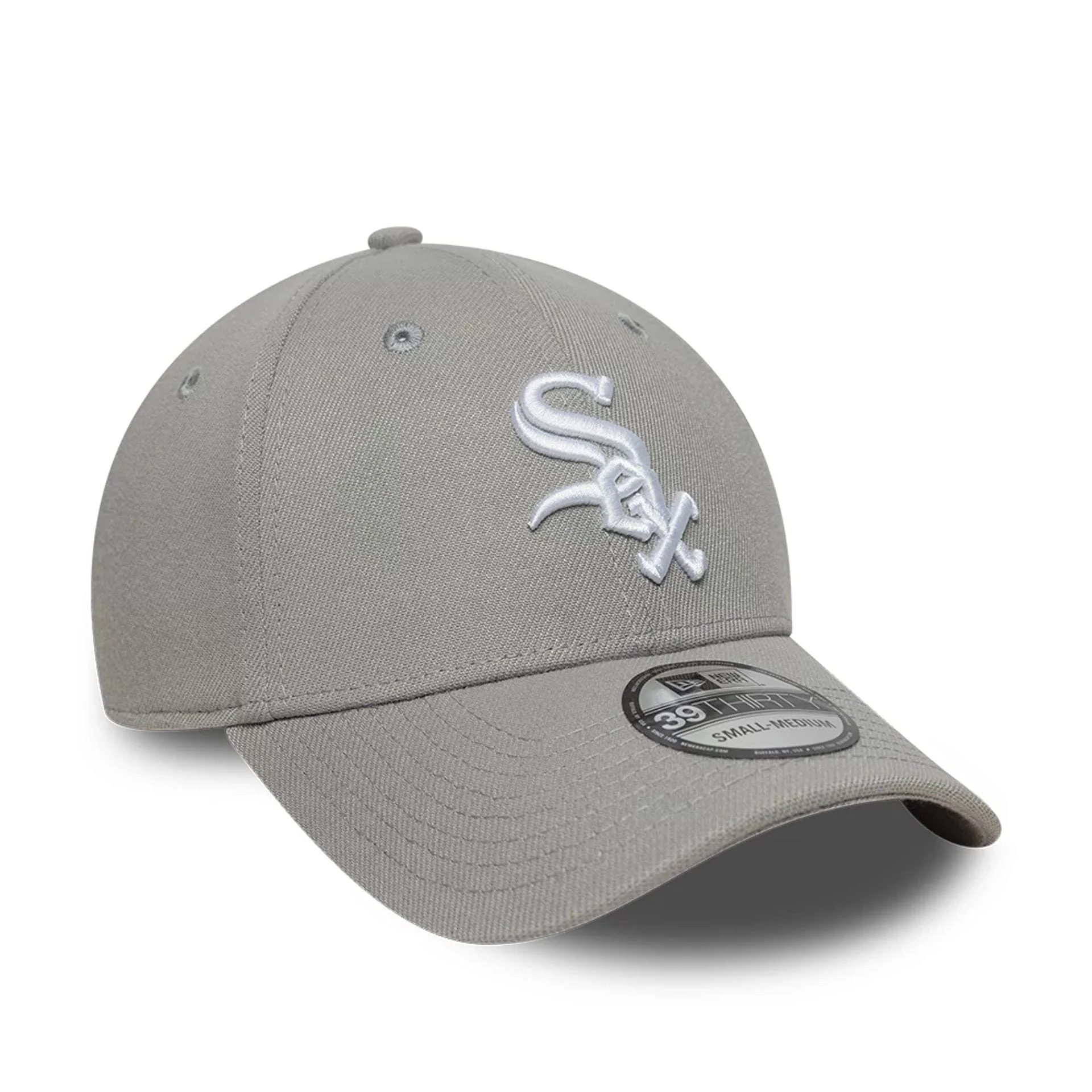 Chicago White Sox MLB Grey 39THIRTY Stretch Fit Cap - Image 3