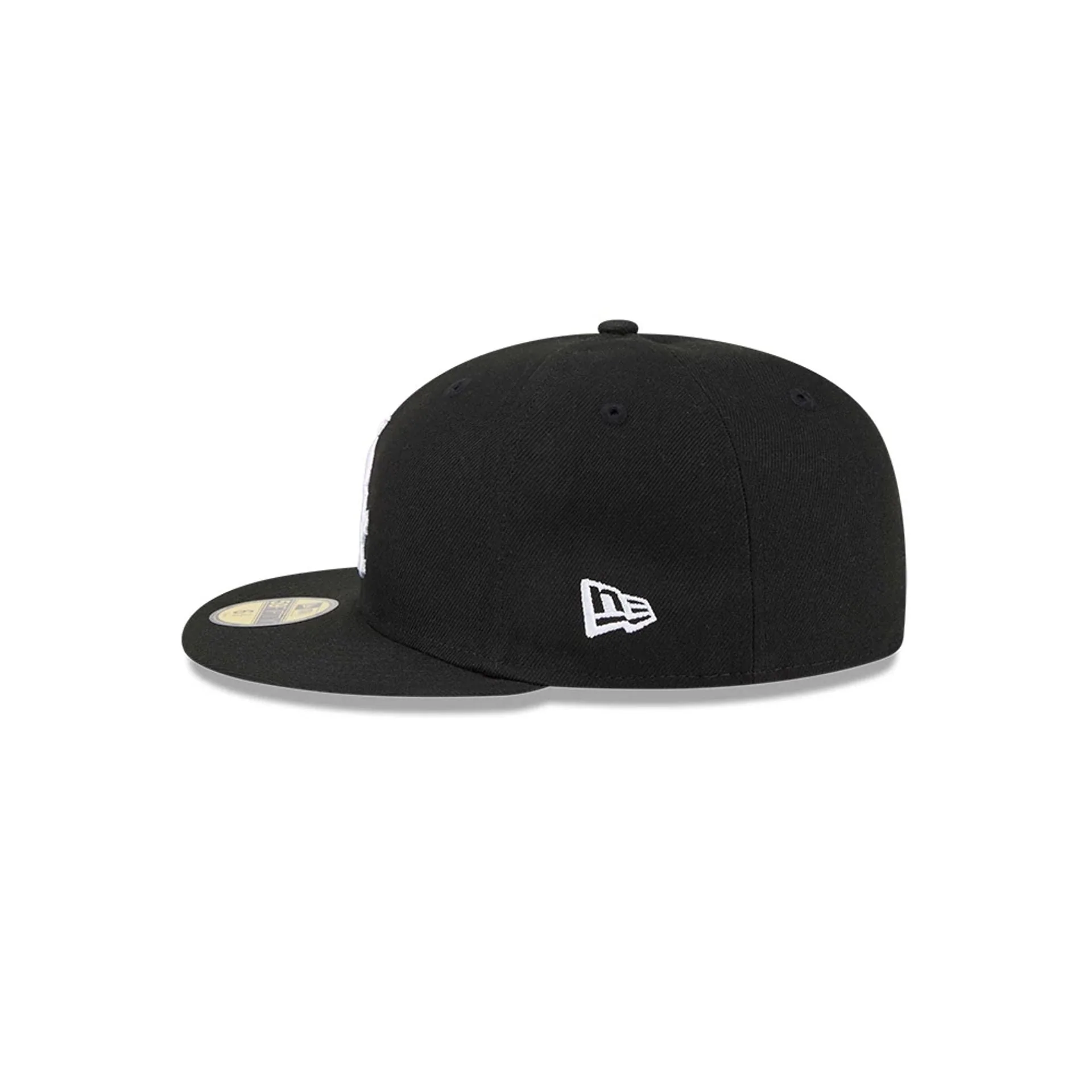 Chicago White Sox MLB Hidden Hit Black 59FIFTY Fitted Cap - Image 6