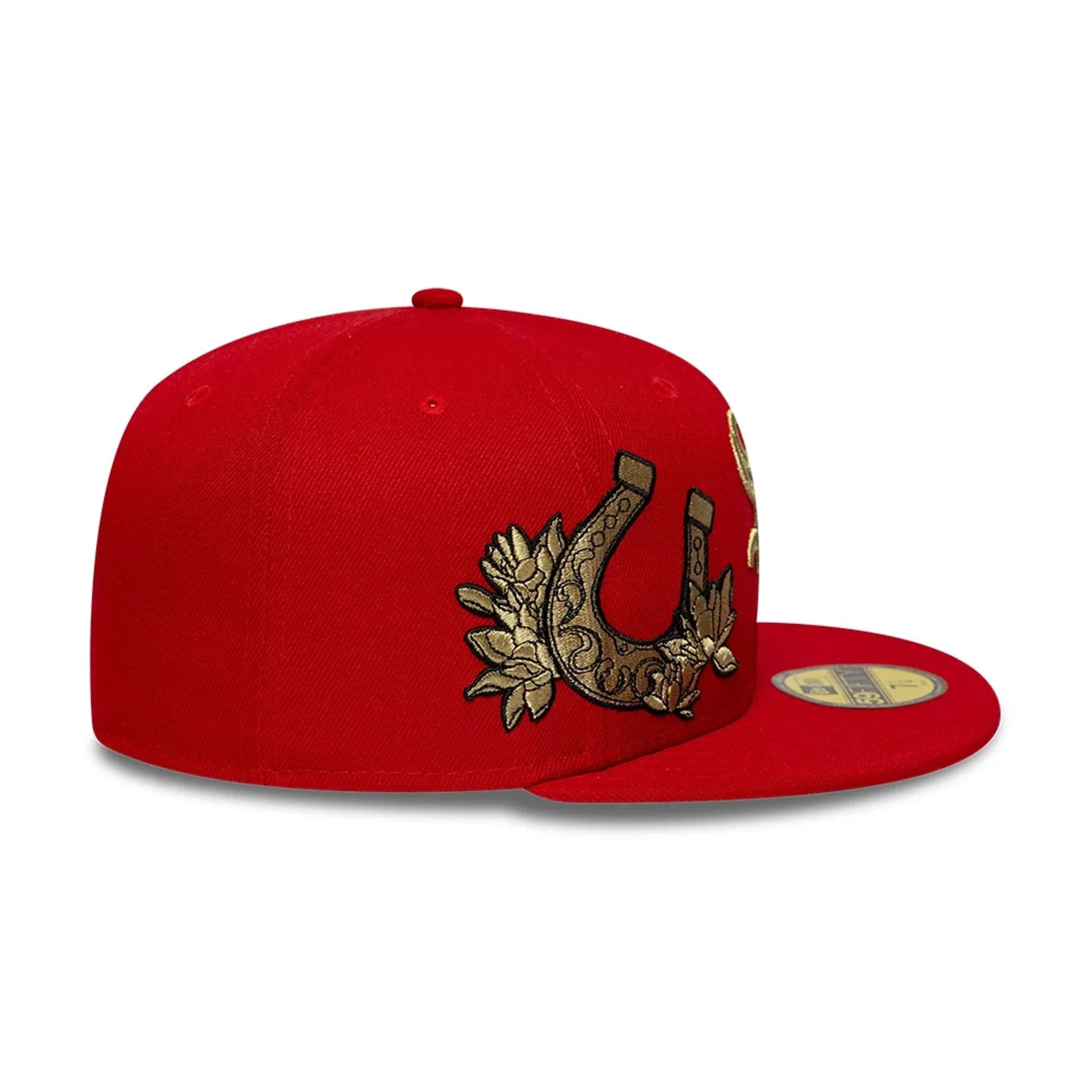 Chicago White Sox MLB Horseshoe Red 59FIFTY Fitted Cap - Image 5