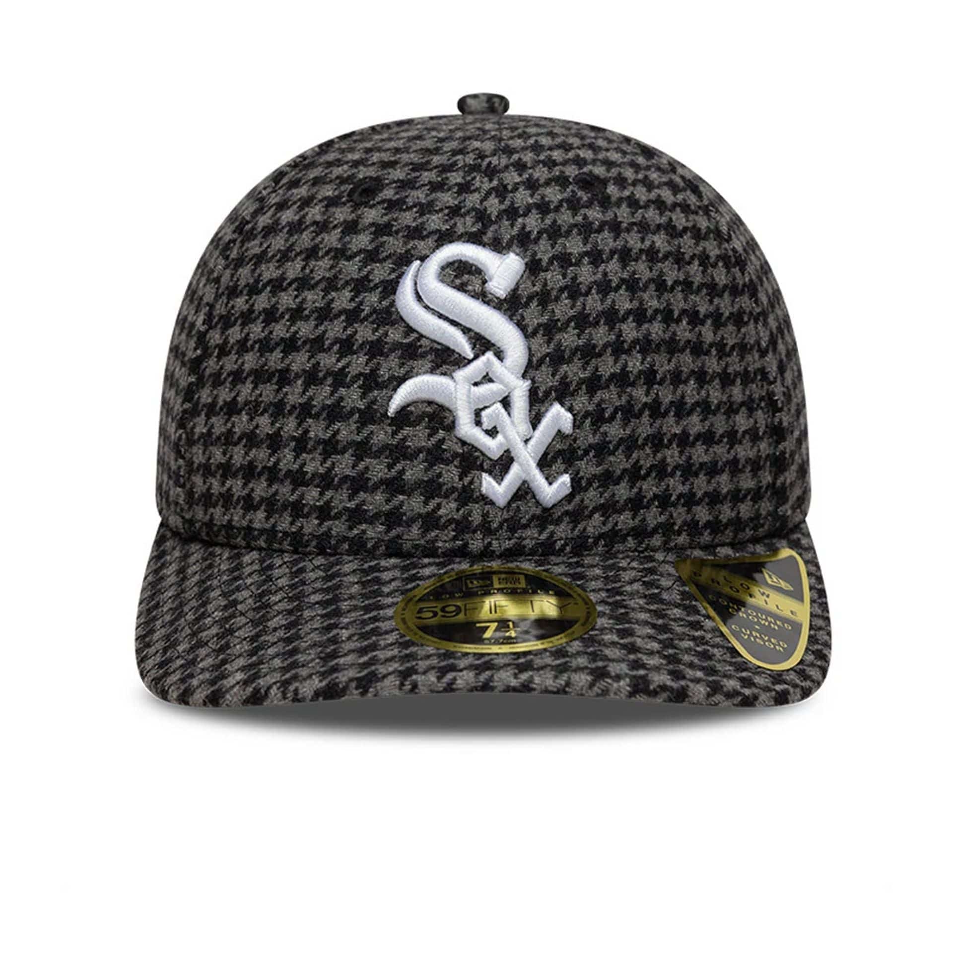 Chicago White Sox MLB Houndstooth Black Low Profile 59FIFTY Fitted Cap - Image 2