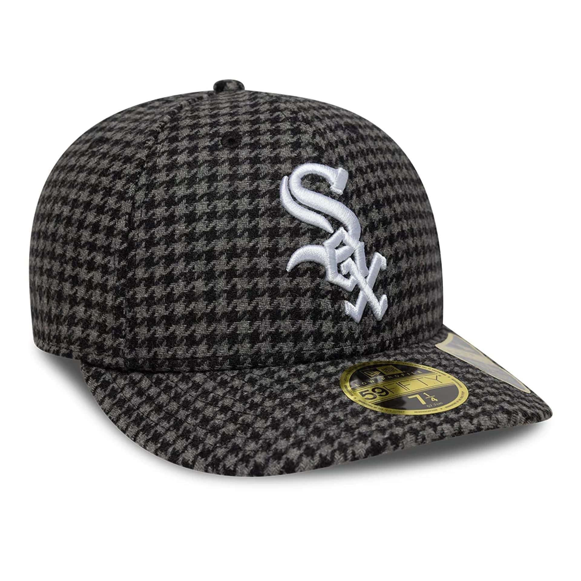 Chicago White Sox MLB Houndstooth Black Low Profile 59FIFTY Fitted Cap - Image 3