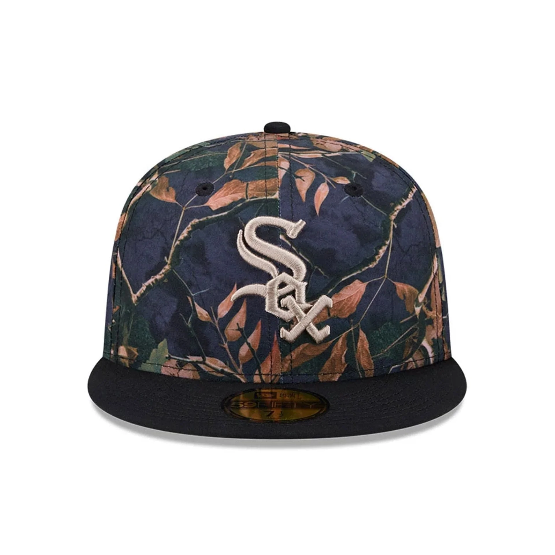 Chicago White Sox MLB Leaves Black 59FIFTY Fitted Cap - Image 3