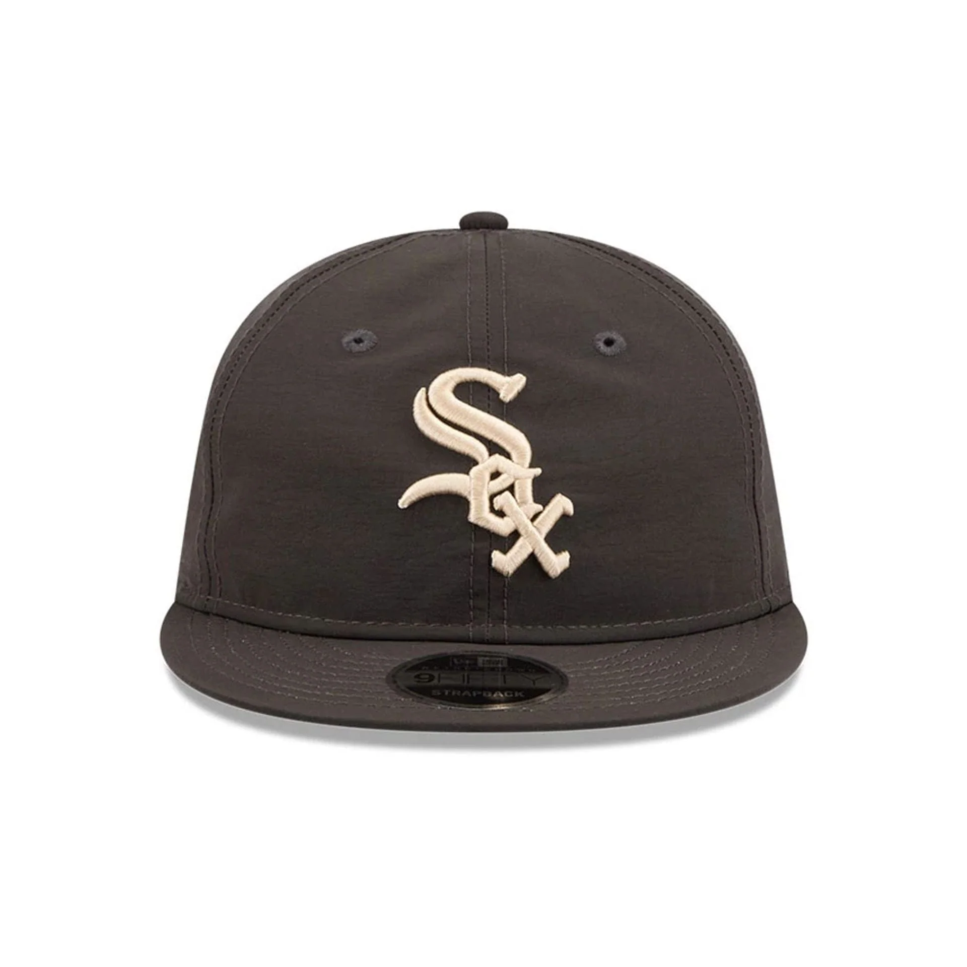 Chicago White Sox MLB Nylon Black Retro Crown 9FIFTY Adjustable Cap - Image 3