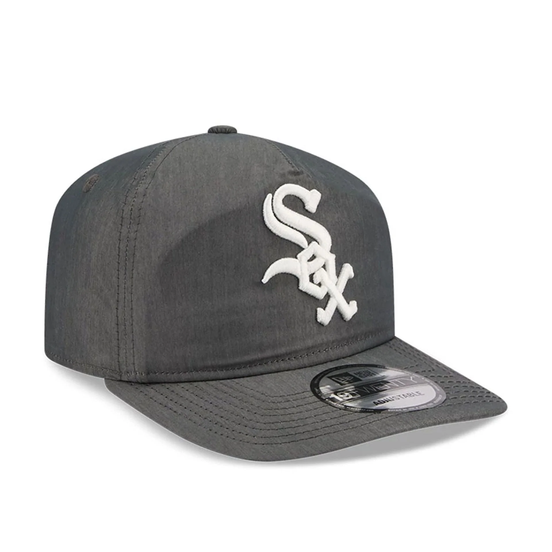Chicago White Sox MLB Nylon Open Grey 19TWENTY Adjustable Cap - Image 4