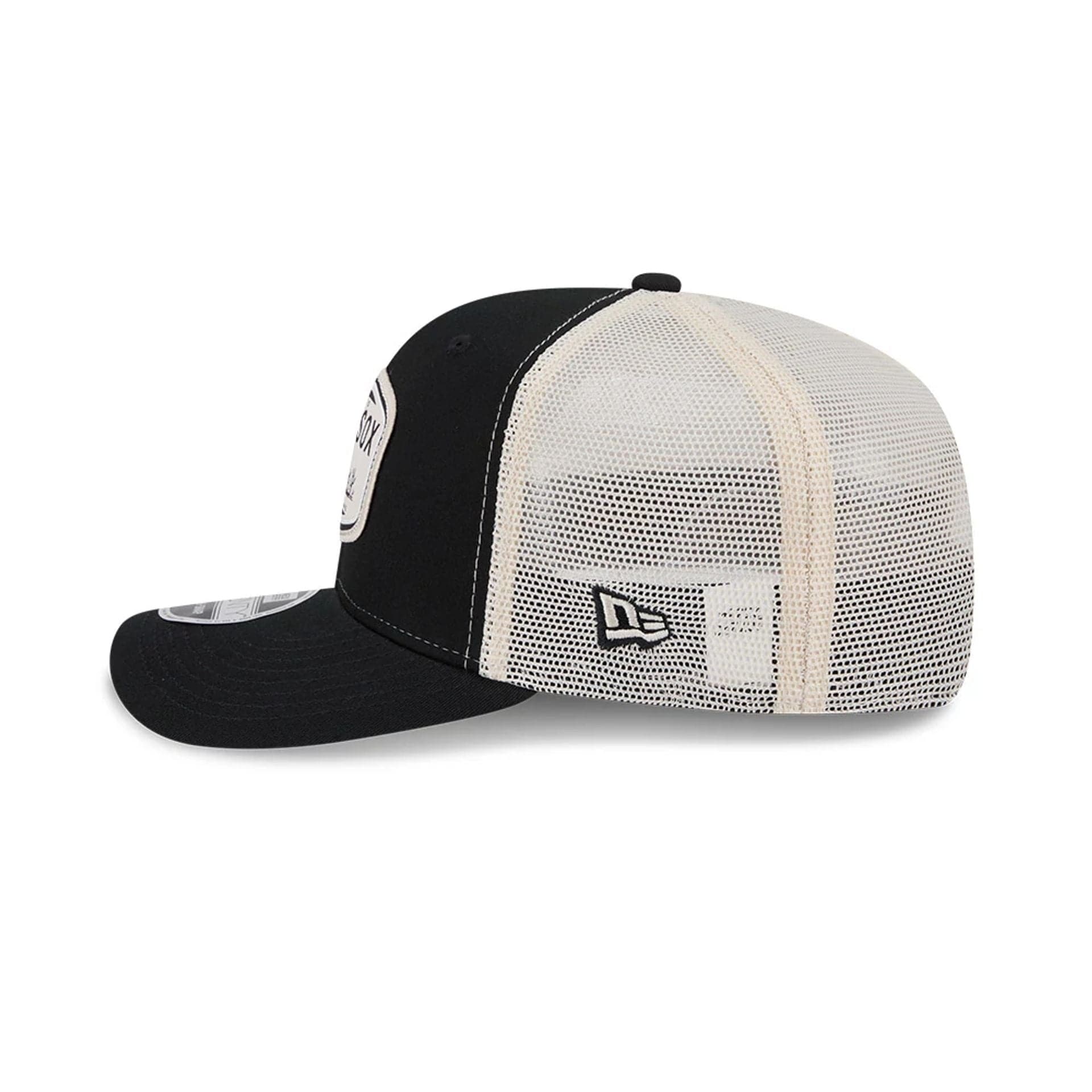 Chicago White Sox MLB Patch Black 9SEVENTY Stretch Snap Adjustable Cap - Image 5