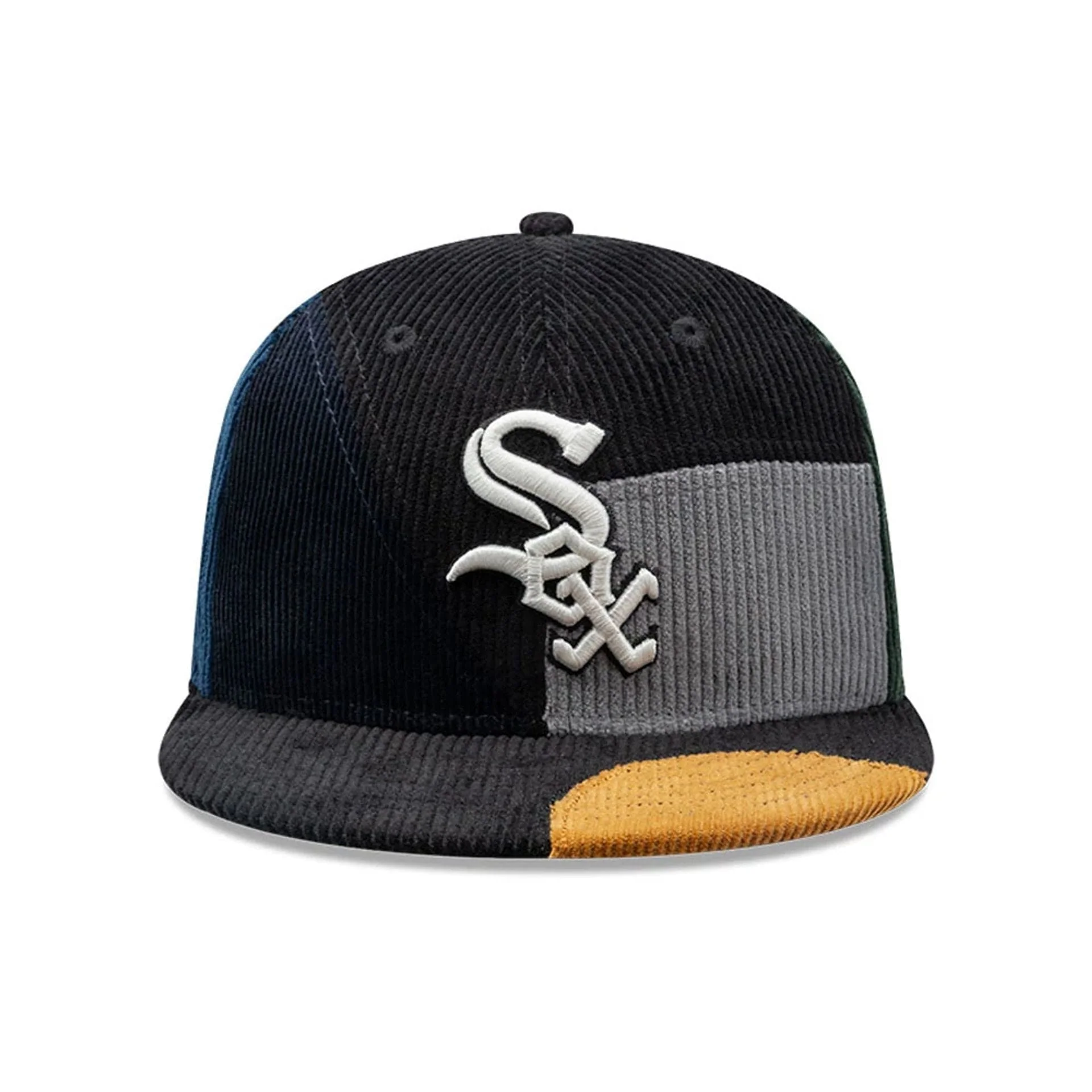 Chicago White Sox MLB Patchwork Black 59FIFTY Fitted Cap - Image 2