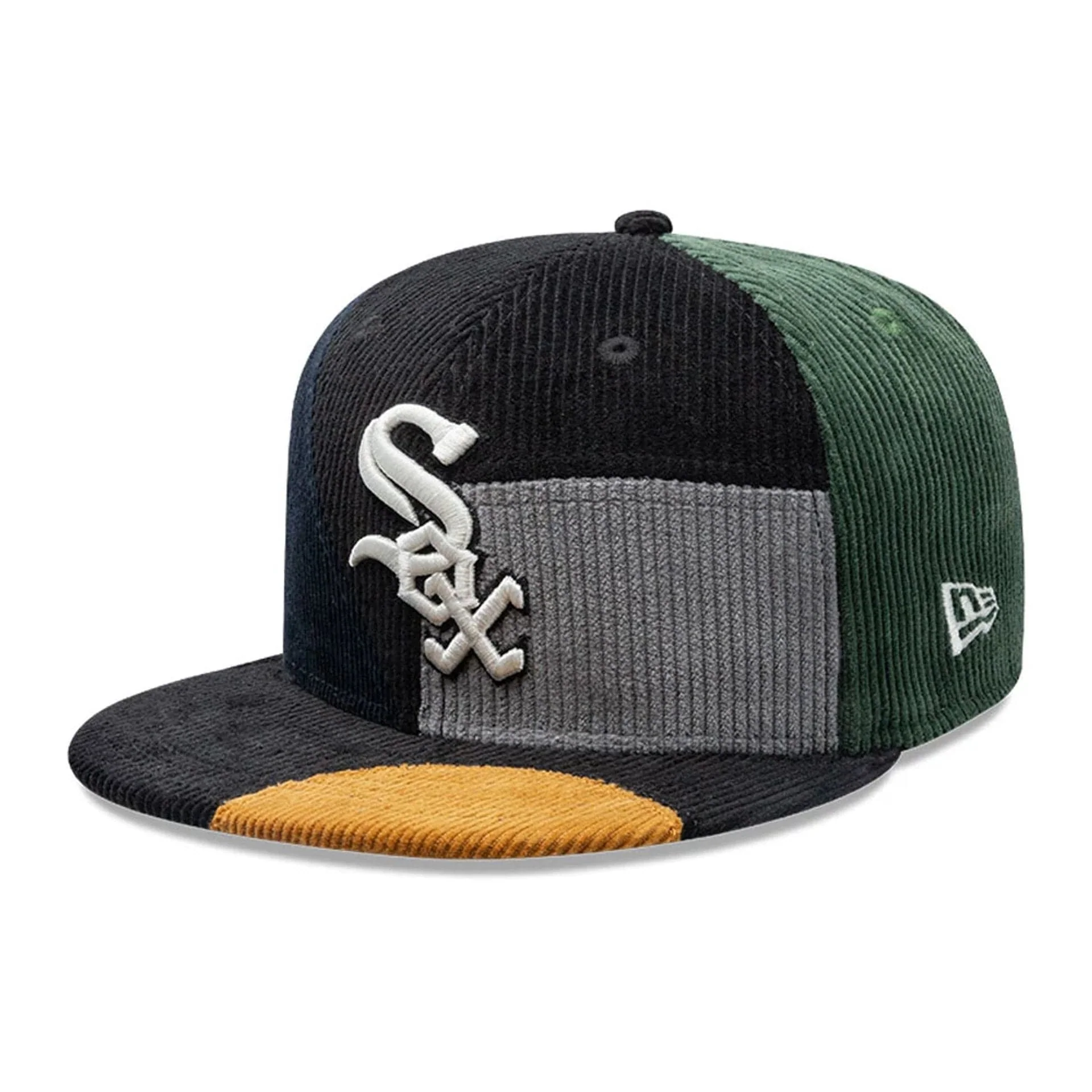 Chicago White Sox MLB Patchwork Black 59FIFTY Fitted Cap - Image 3