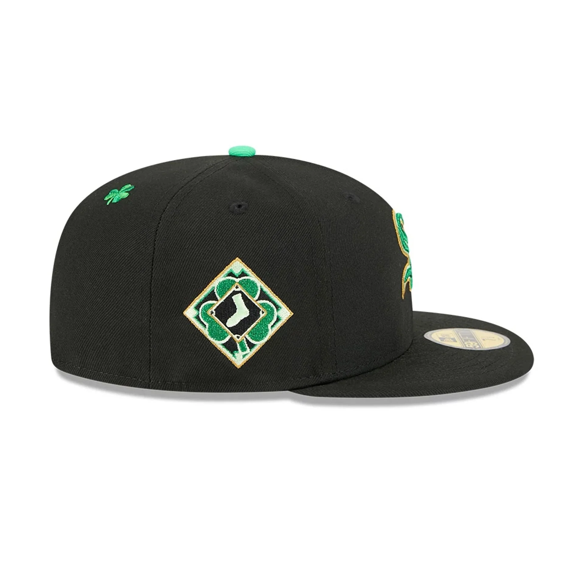 Chicago White Sox MLB Saint Patrick's Day Black 59FIFTY Fitted Cap - Image 4