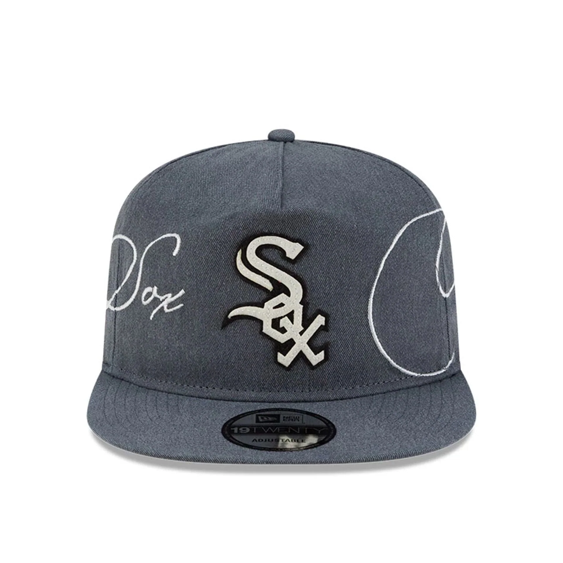 Chicago White Sox MLB Script Wash Dark Grey 19TWENTY Cap - Image 3