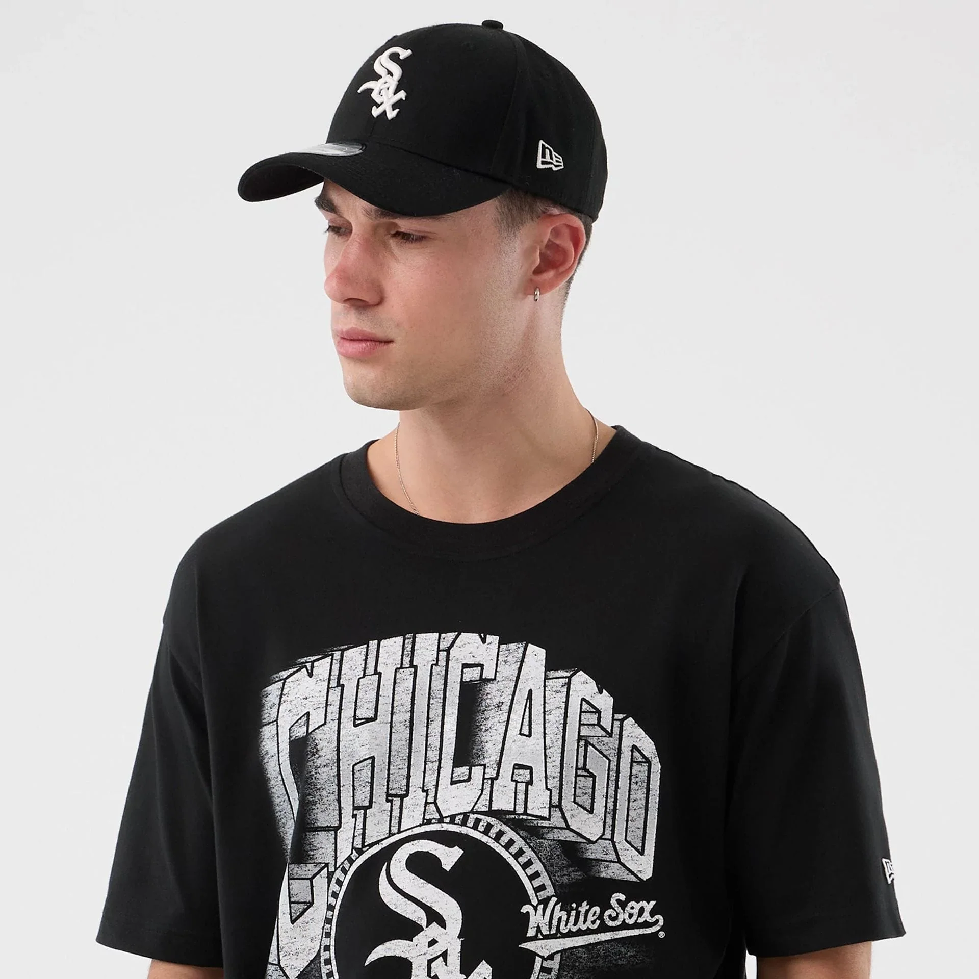 Chicago White Sox MLB Sport Classic Black T-Shirt - Image 3