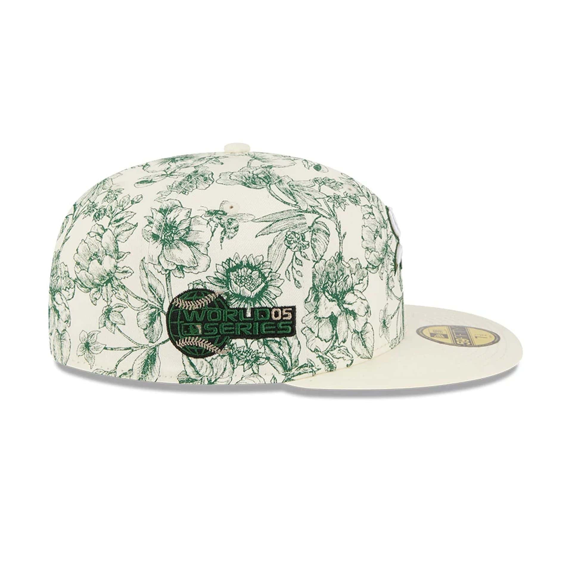 Chicago White Sox MLB Spring Floral White 59FIFTY Fitted Cap - Image 4