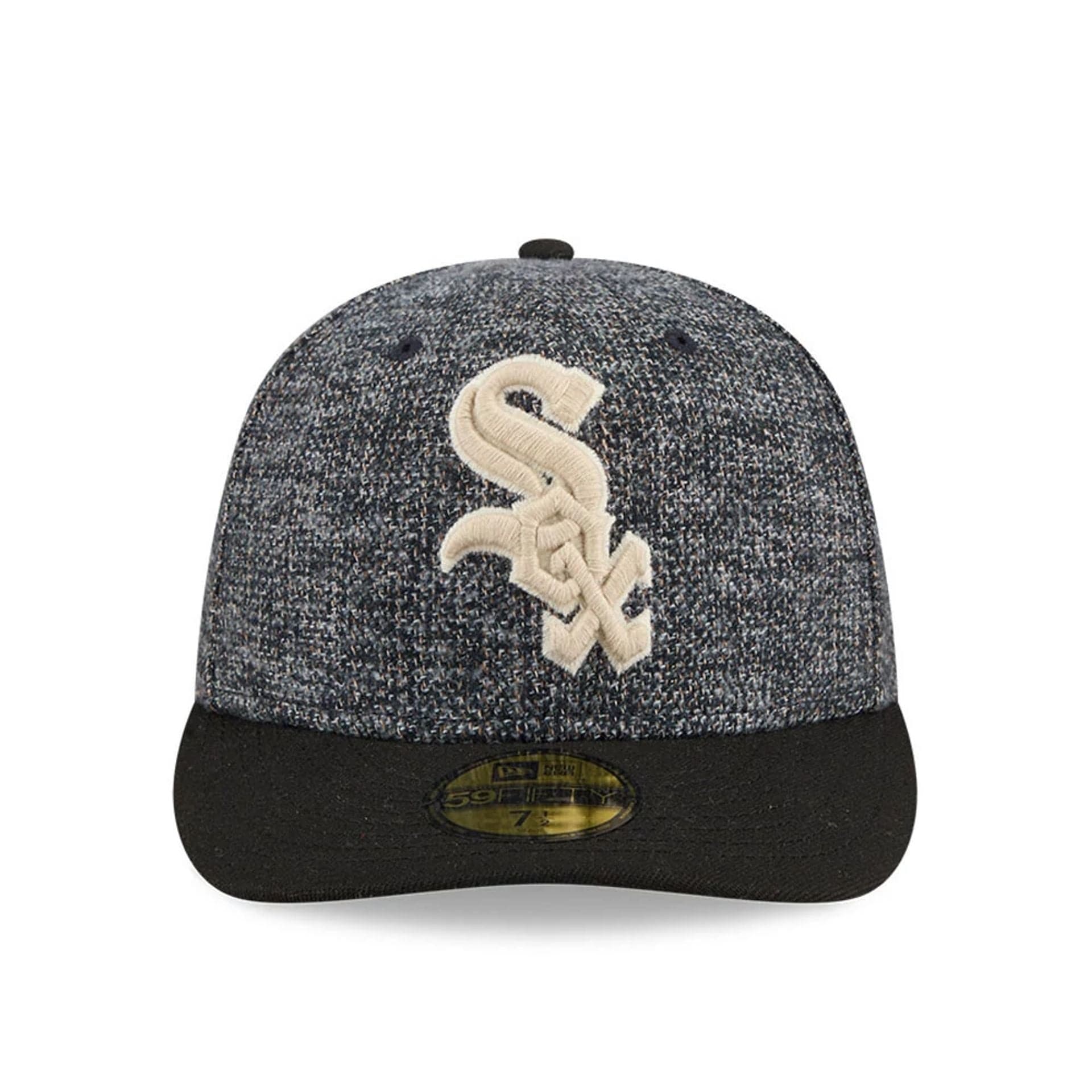 Chicago White Sox MLB Tweedy Cotton Black 59FIFTY Fitted Cap - Image 3