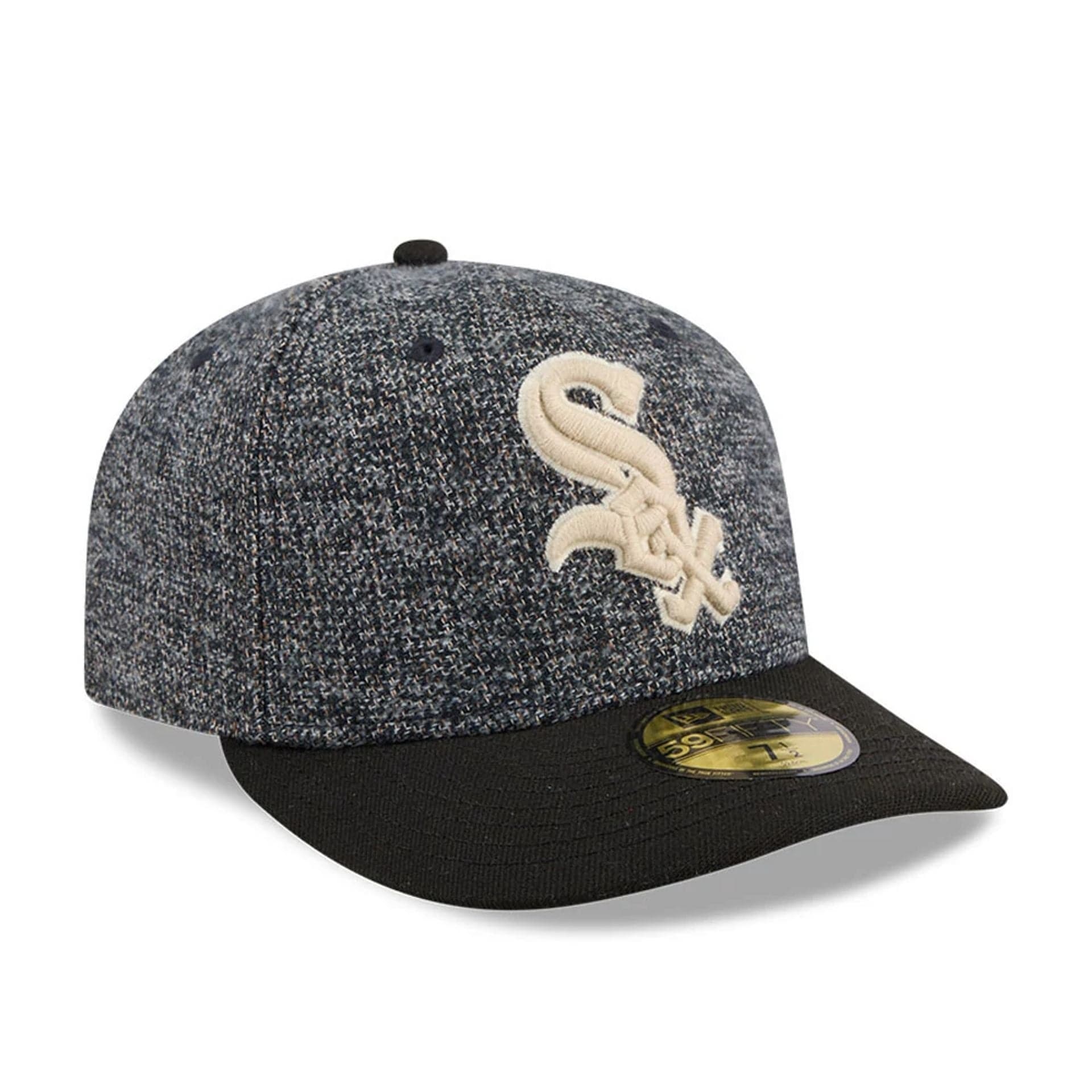 Chicago White Sox MLB Tweedy Cotton Black 59FIFTY Fitted Cap - Image 4