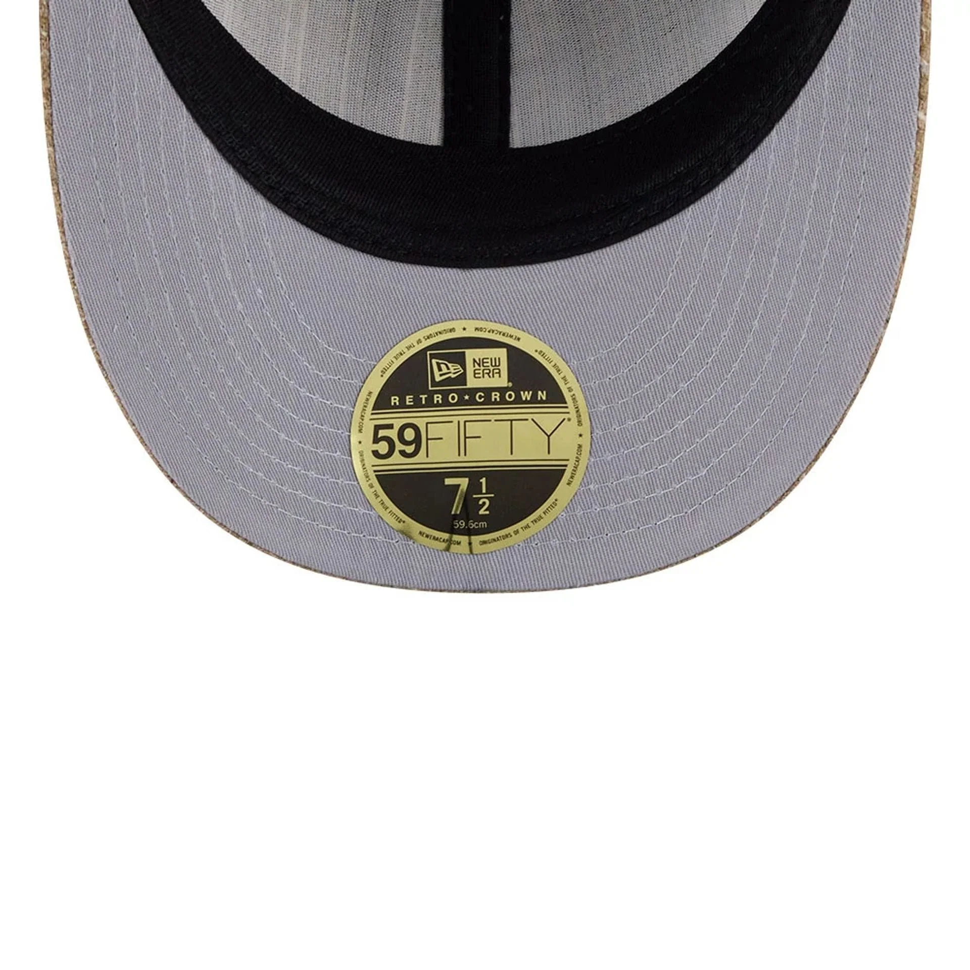 Chicago White Sox MLB Vintage Tweed Open Blue Retro Crown 59FIFTY Fitted Cap - Image 2