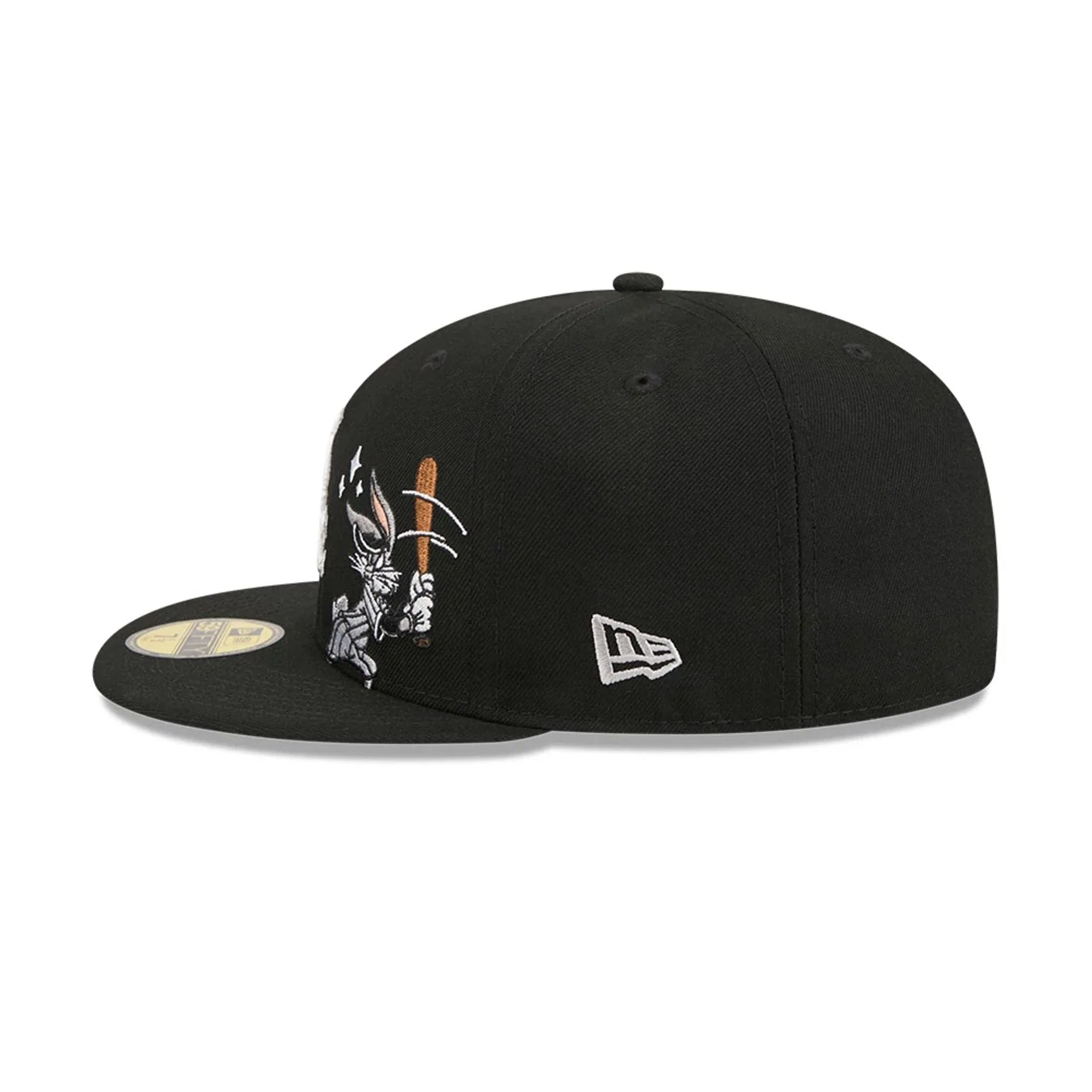 Chicago White Sox MLB X Looney Tunes Bugs Bunny Black 59FIFTY Fitted Cap - Image 7