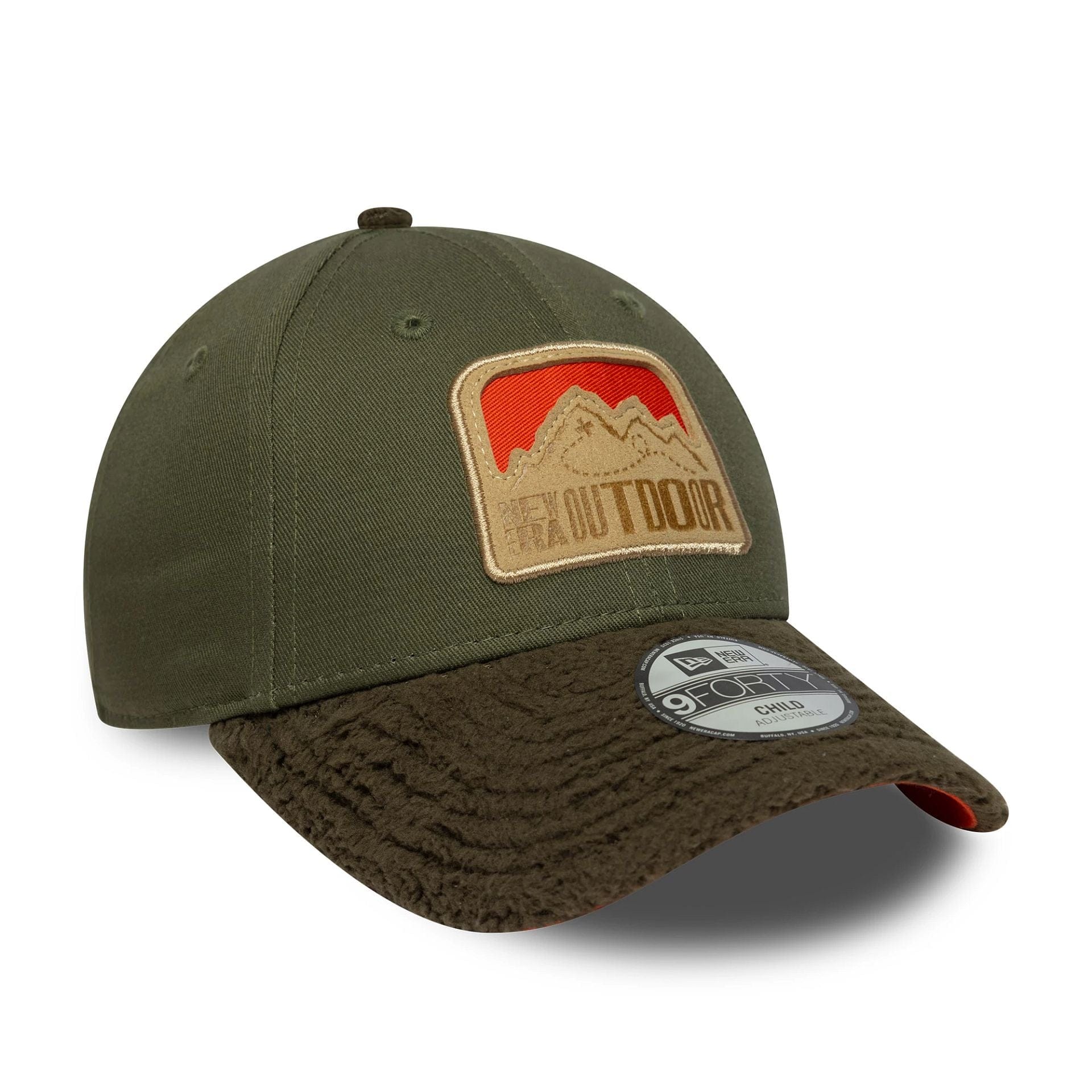 Child New Era Outdoor Green 9FORTY Adjustable Cap - Image 3
