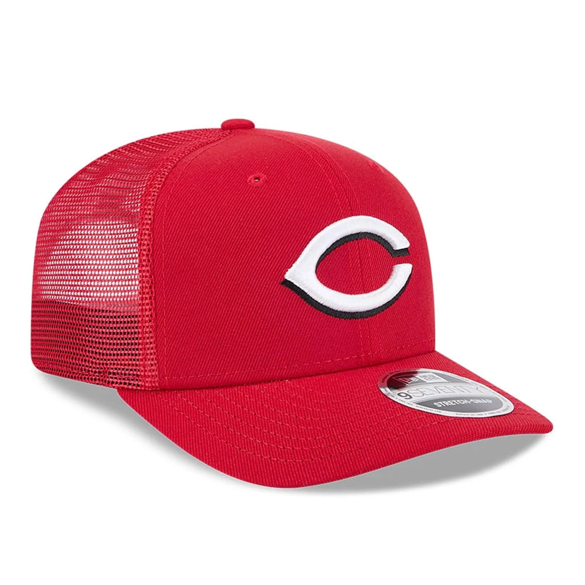 Cincinnati Reds MLB Evergreen Red 9SEVENTY Stretch Snap Adjustable Cap - Image 4