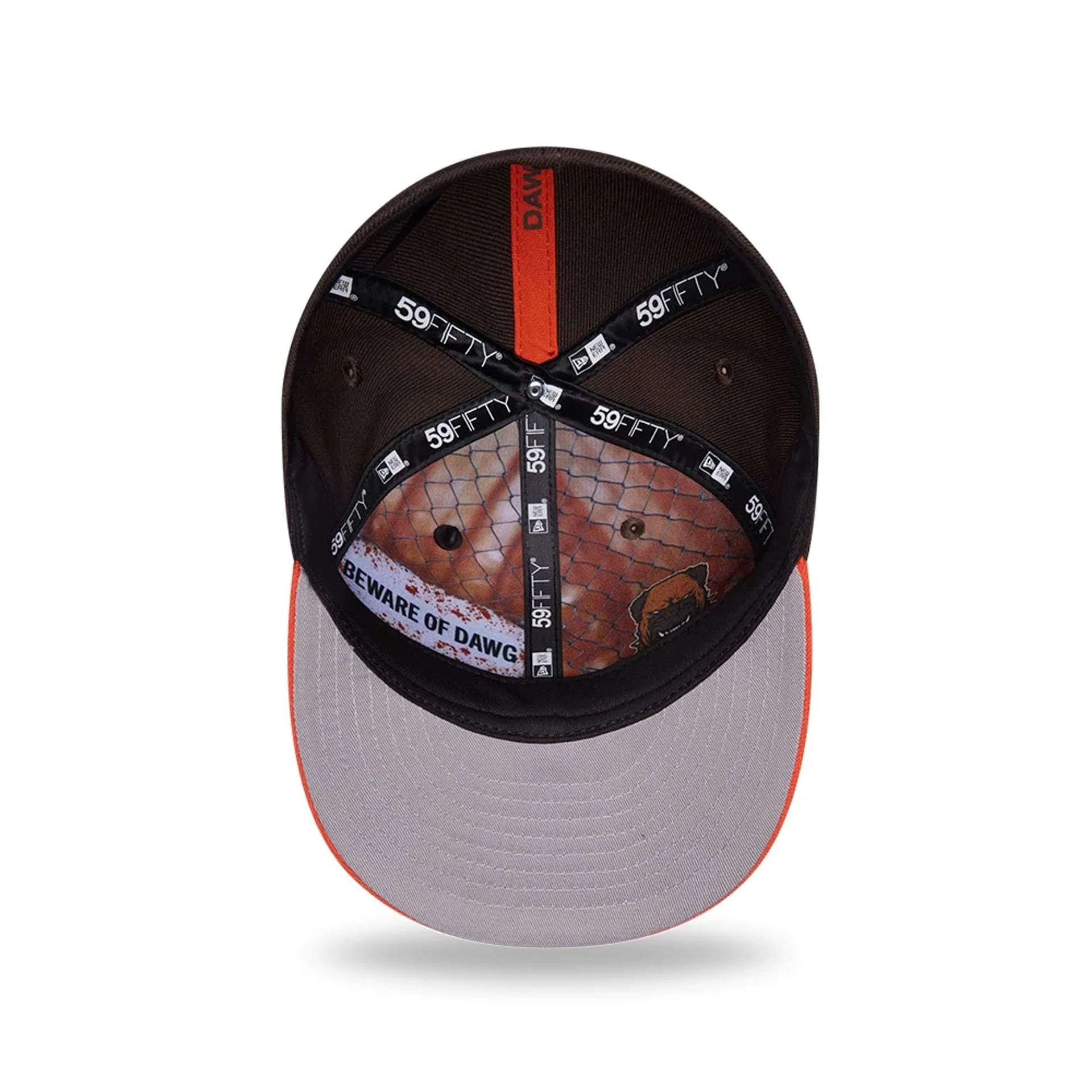 Cleveland Browns NFL Draft 2026 Dark Brown 59FIFTY Fitted Cap - Image 2