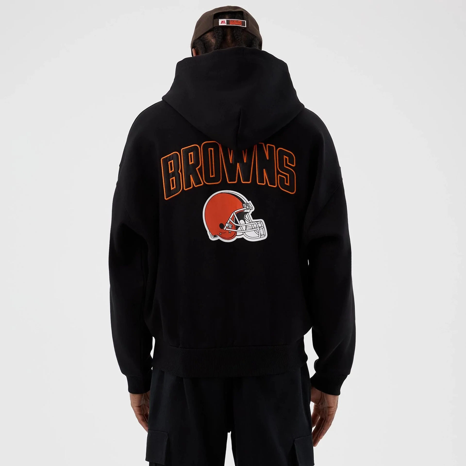 Cleveland Browns NFL International Series Games Black Full Zip Hoodie - Image 2