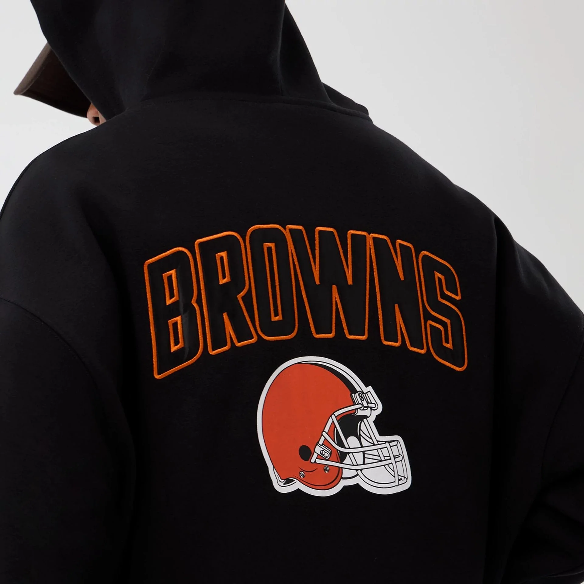 Cleveland Browns NFL International Series Games Black Full Zip Hoodie - Image 4