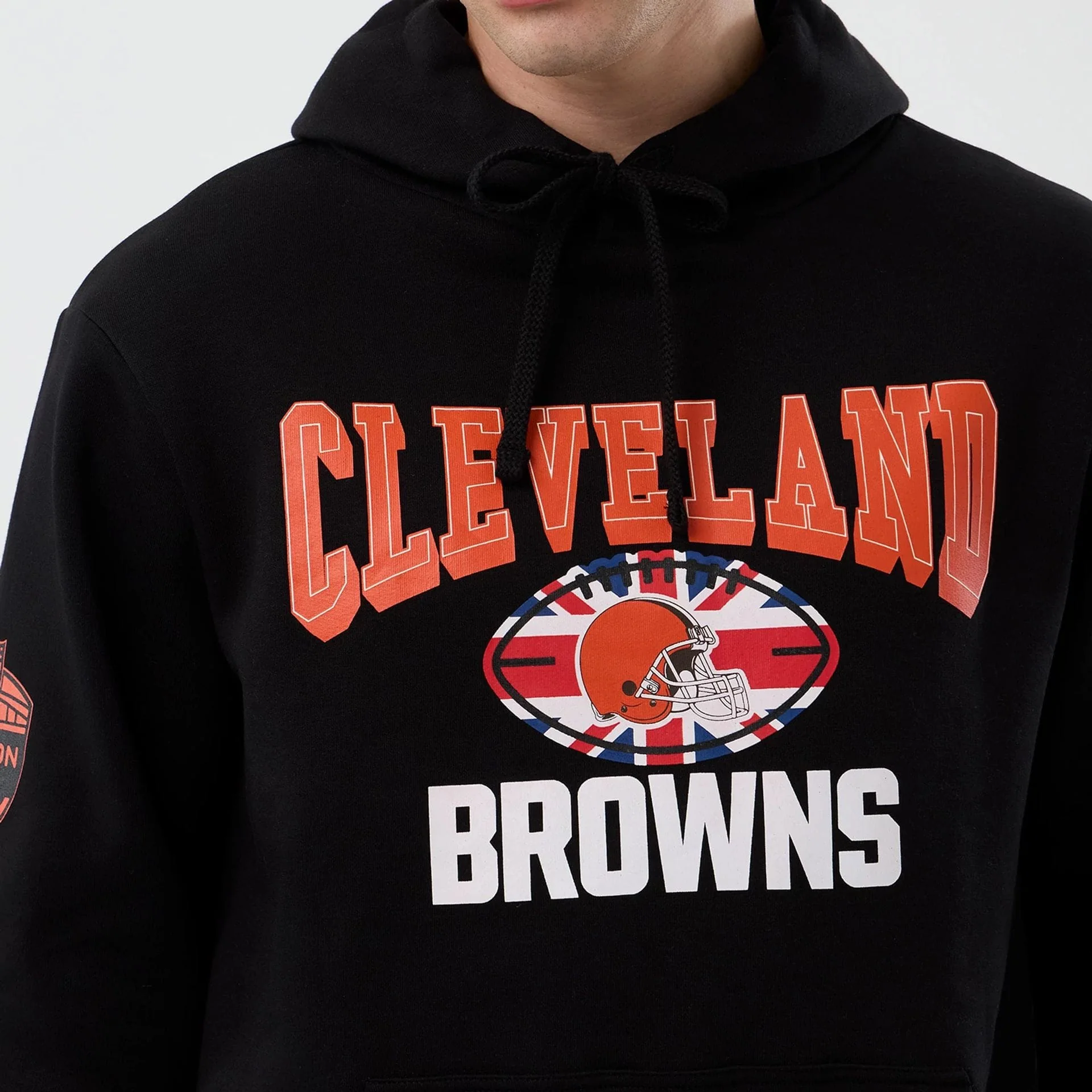 Cleveland Browns NFL International Series Games Black Pullover Hoodie - Image 3