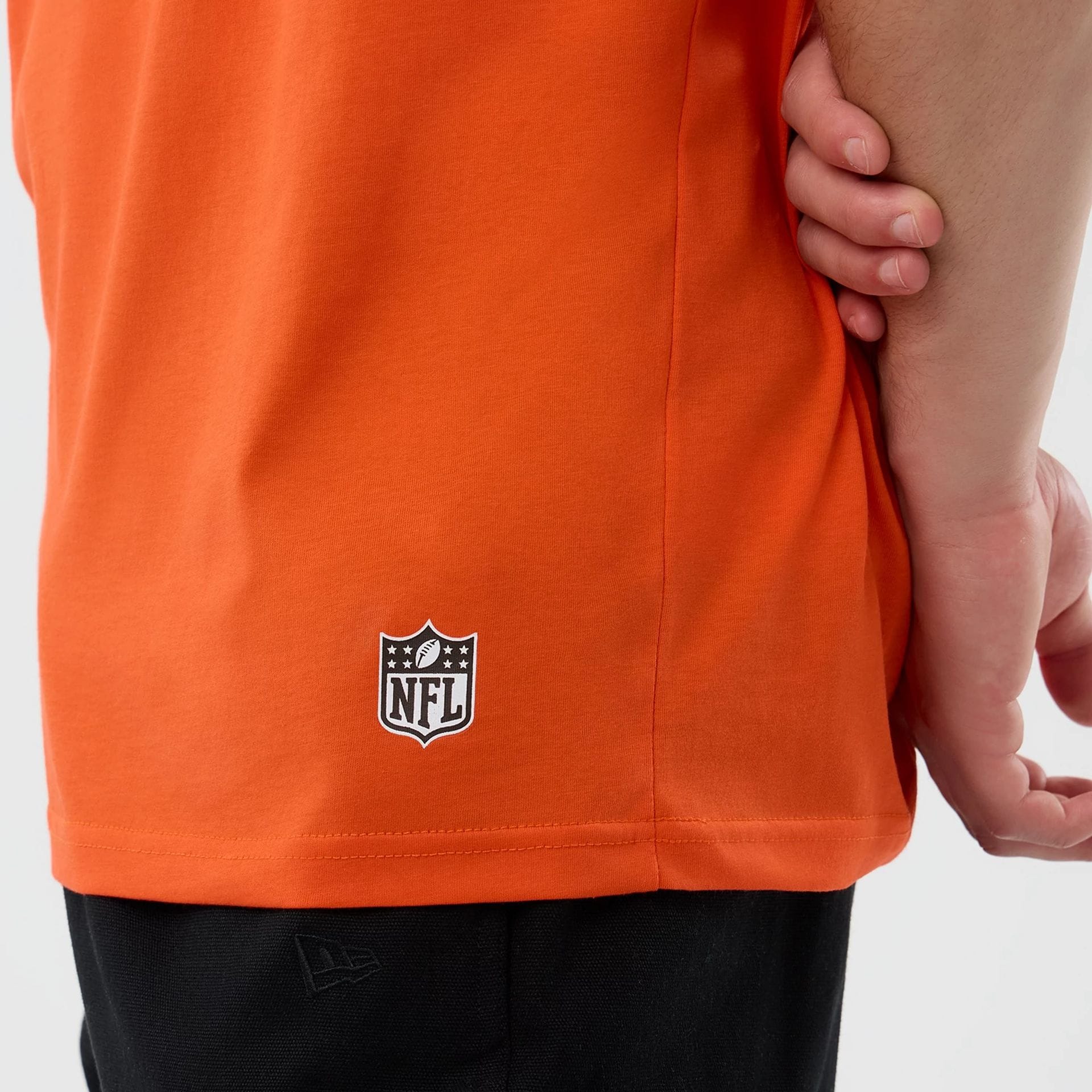Cleveland Browns NFL International Series Games Orange Oversized T-Shirt - Image 7