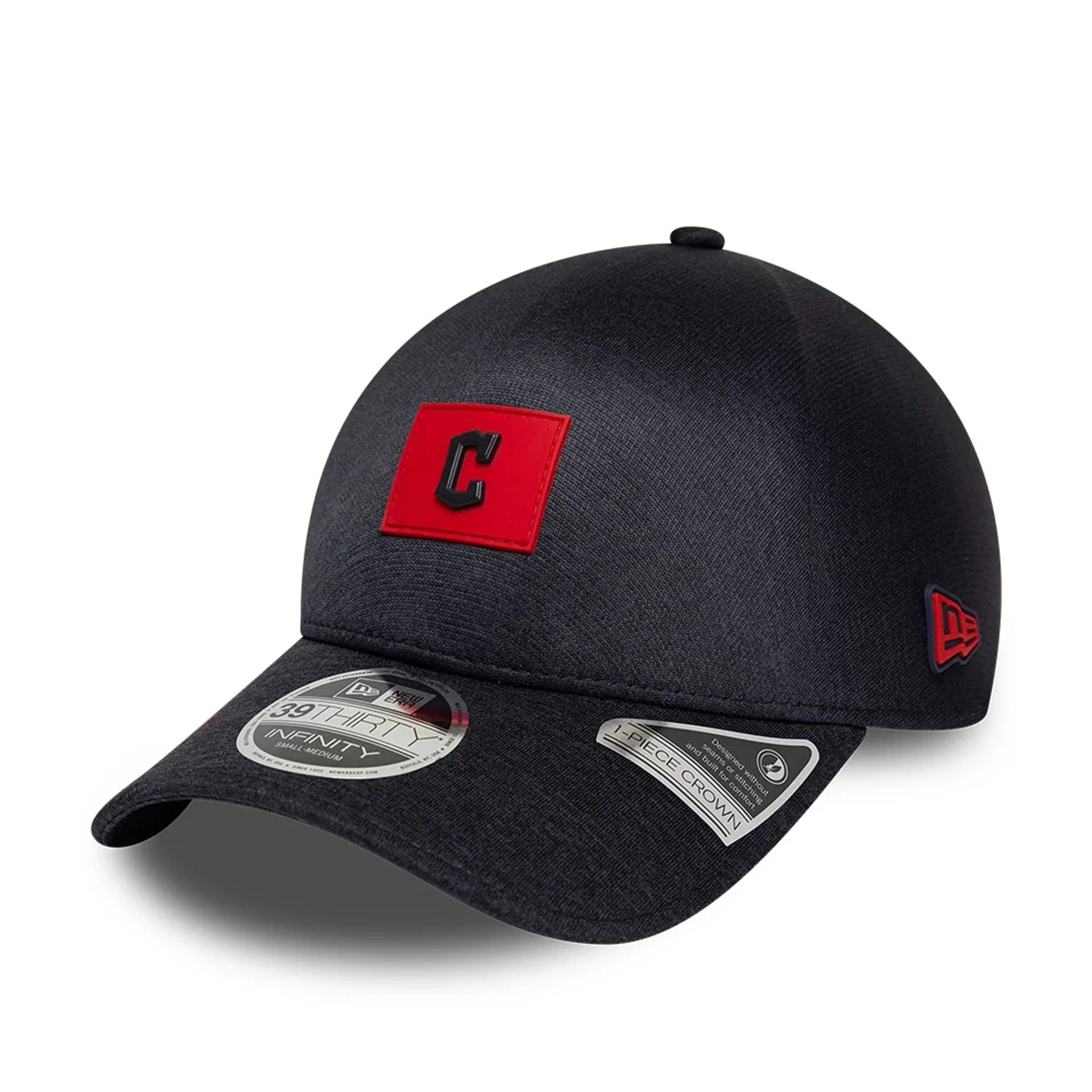 Cleveland Guardians MLB Clubhouse Navy 39THIRTY Infinity Stretch Fit Cap - Image 3