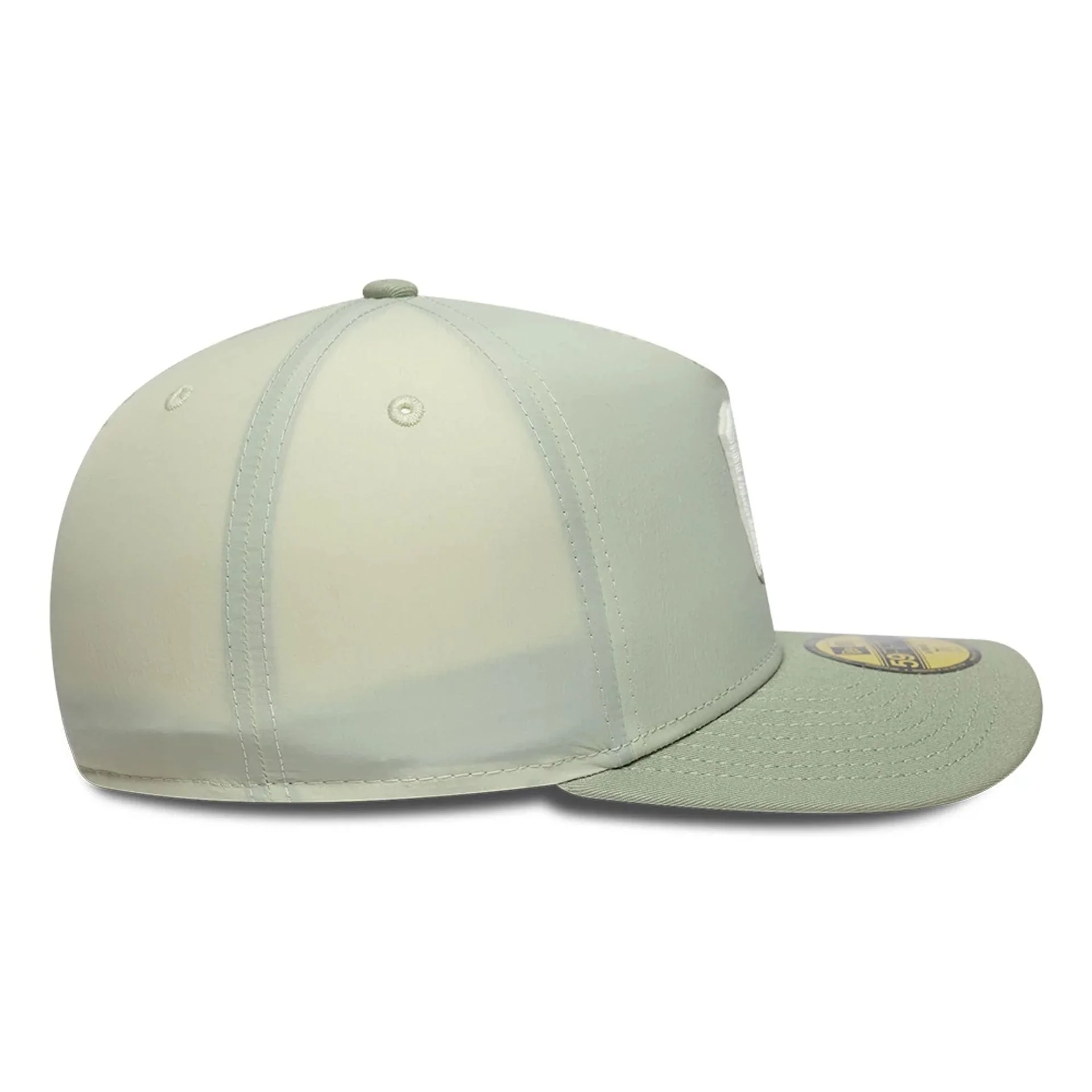 Cleveland Guardians MLB Crinkle Pastel Green 59FIFTY A-Frame Fitted Cap - Image 7