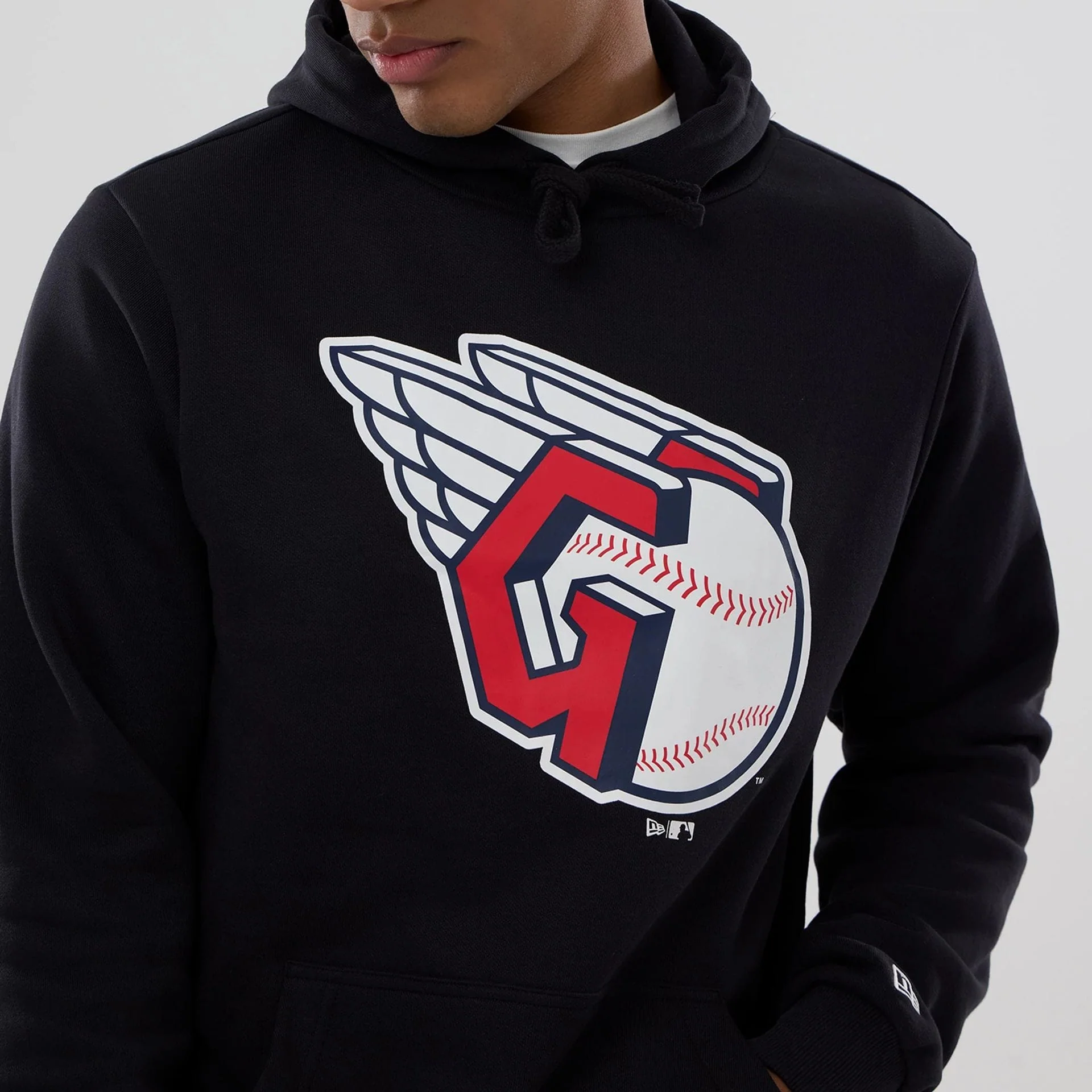Cleveland Guardians MLB Navy Pullover Hoodie - Image 5
