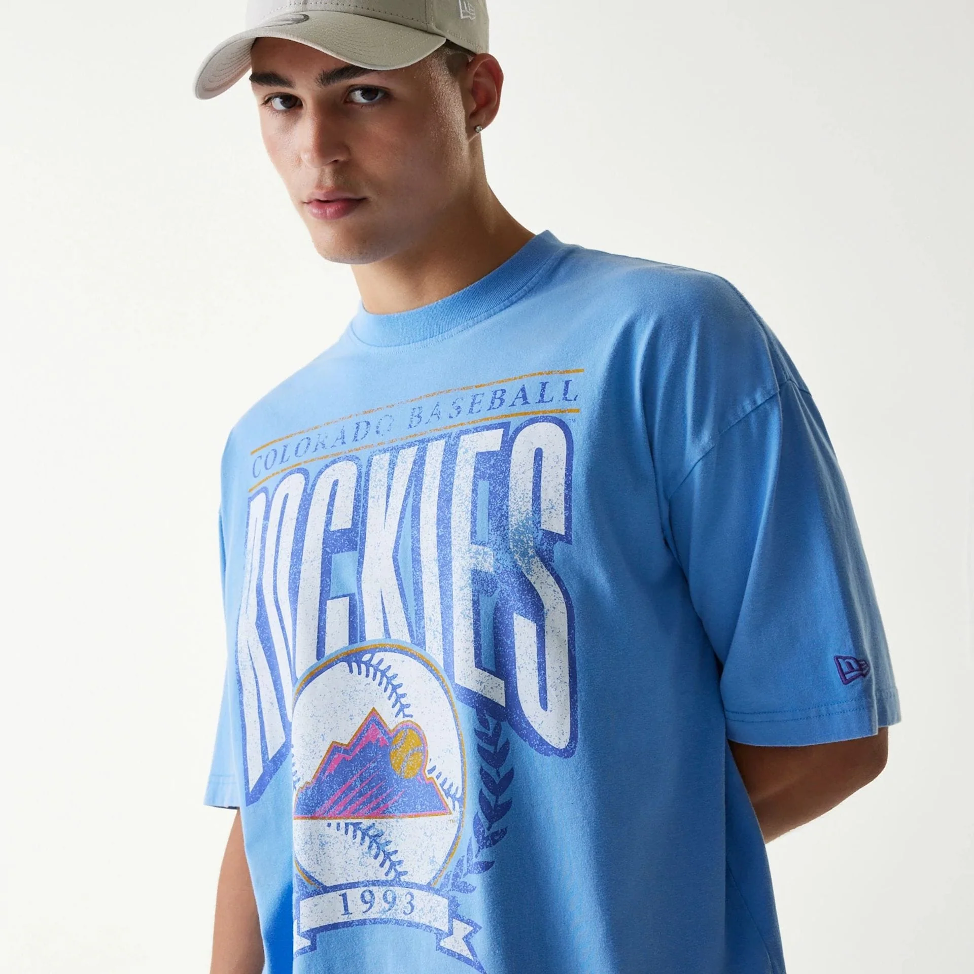 Colorado Rockies MLB City Connect G1 Blue T-Shirt - Image 3